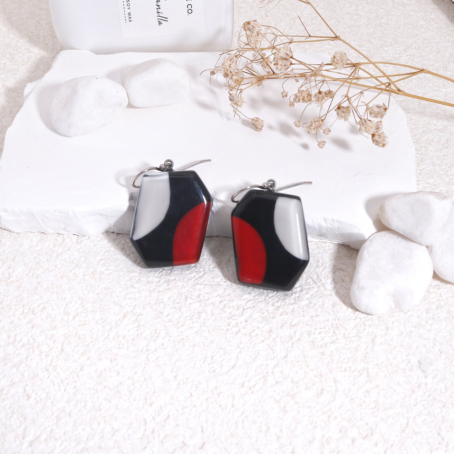 INDY Abstract Rectanglo Drop Earrings