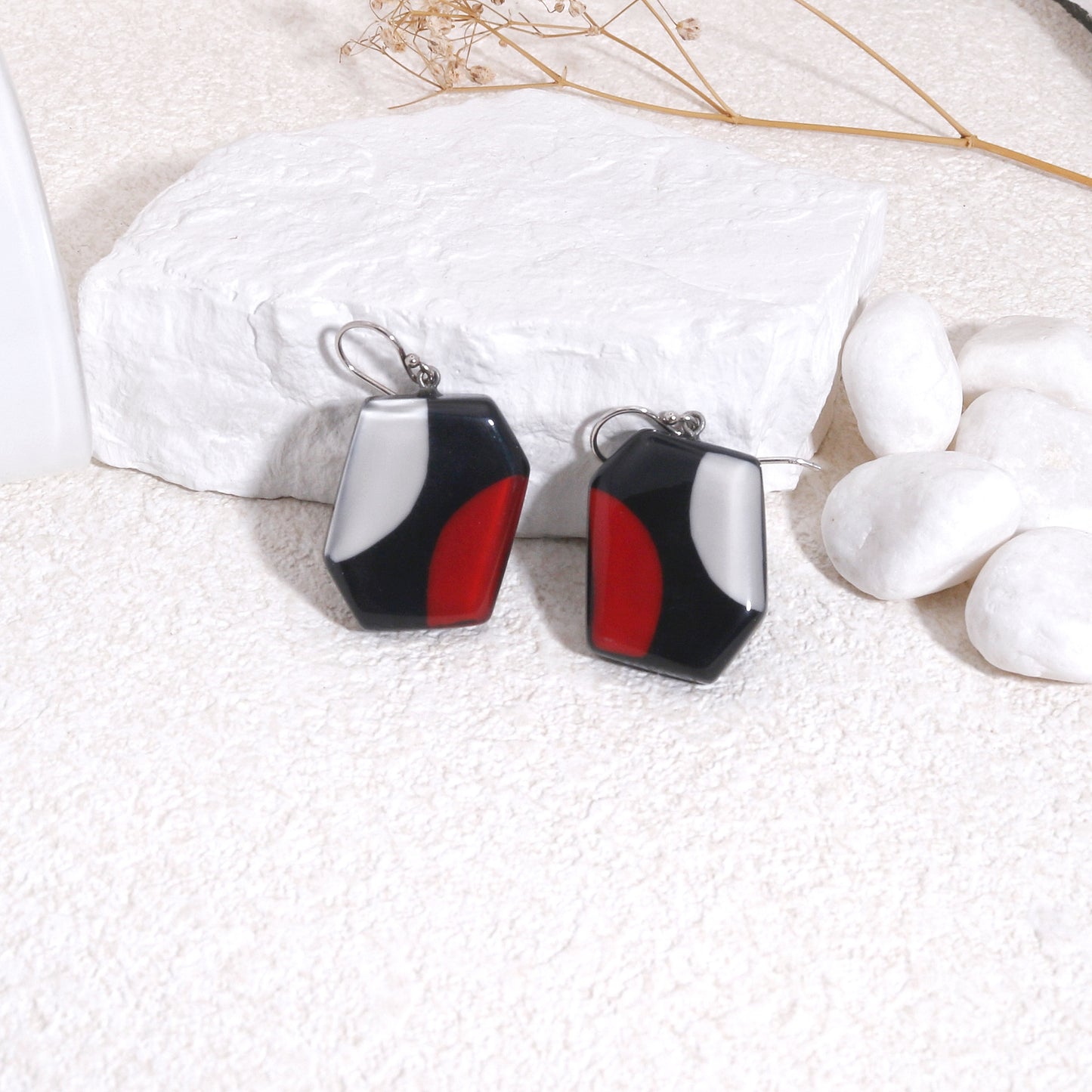 INDY Abstract Rectanglo Drop Earrings