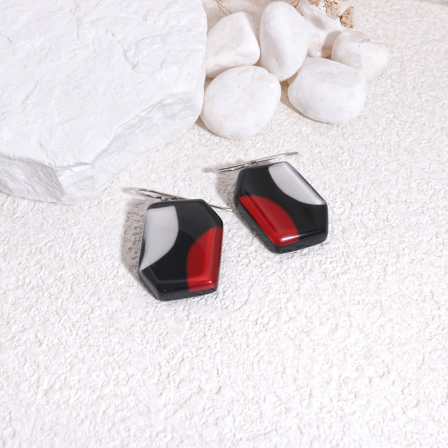 INDY Abstract Rectanglo Drop Earrings