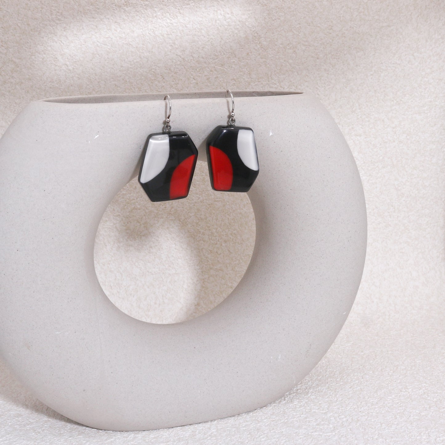 INDY Abstract Rectanglo Drop Earrings