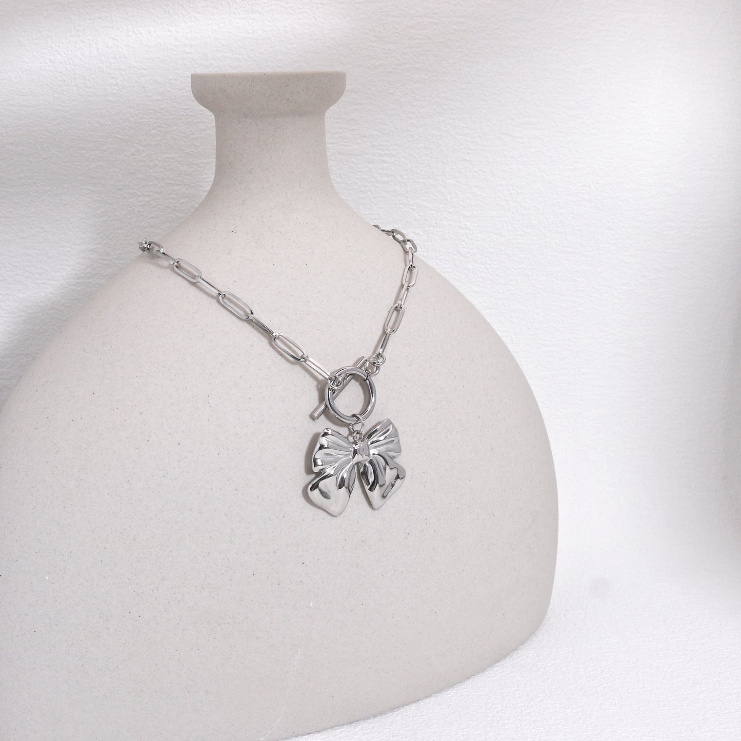 Rebecca Bow Tie Ribbon Necklace