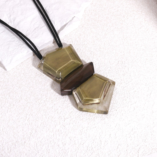 MYSTIQUE Painted Glass Pendant