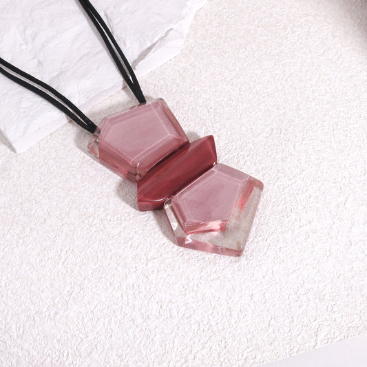MYSTIQUE Painted Glass Pendant