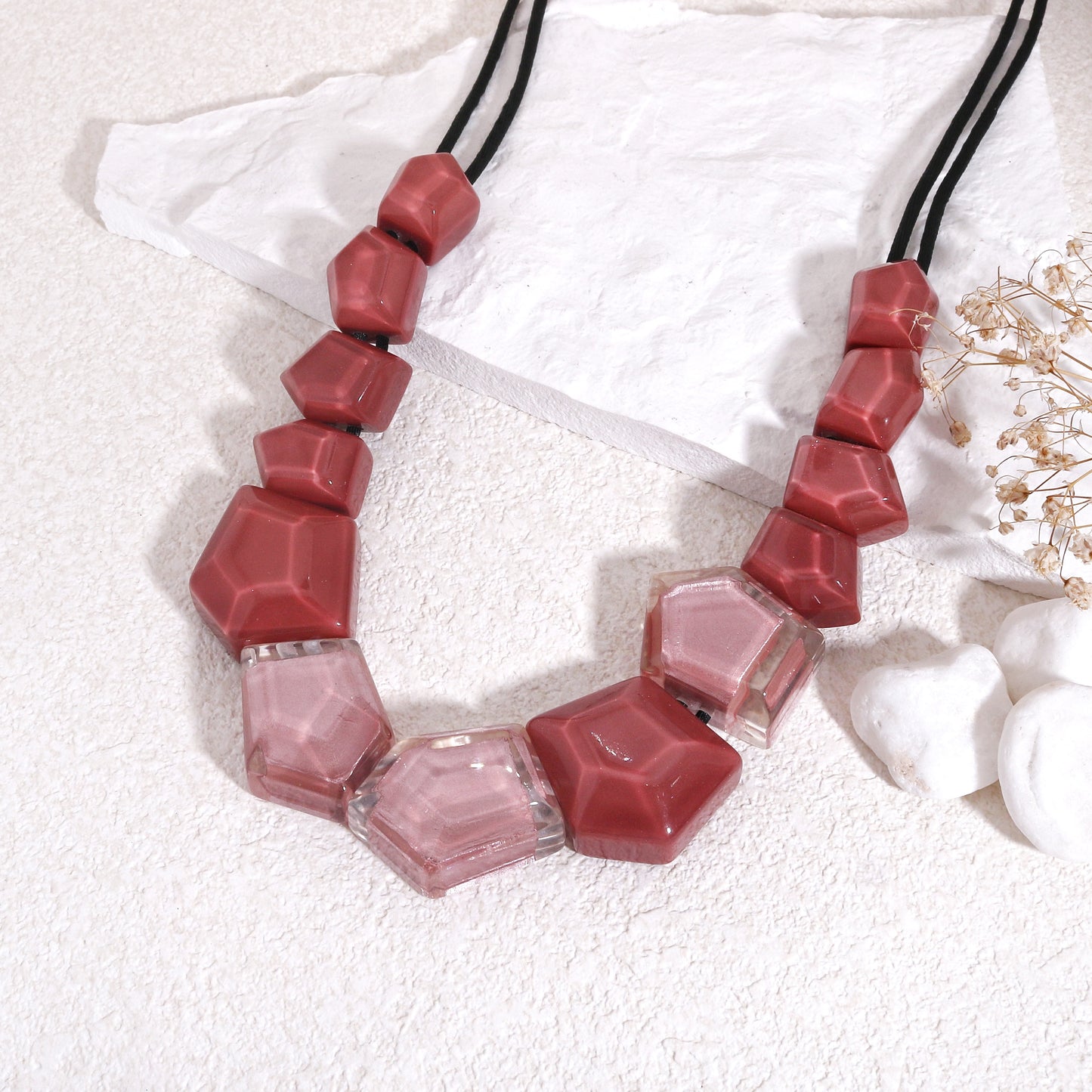 MYSTIQUE Estate Style Glass Necklace