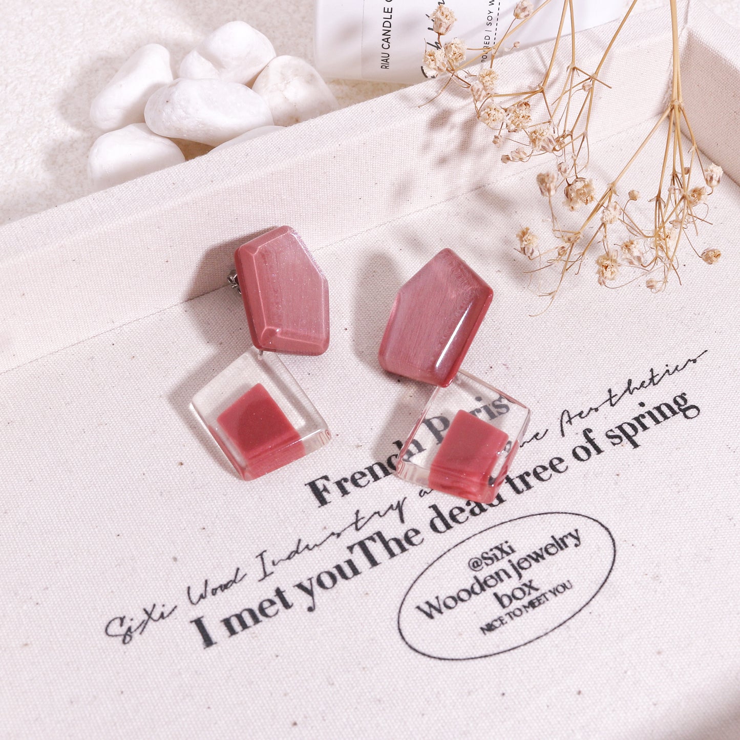 MYSTIQUE Geometric Crystal Drop Earrings