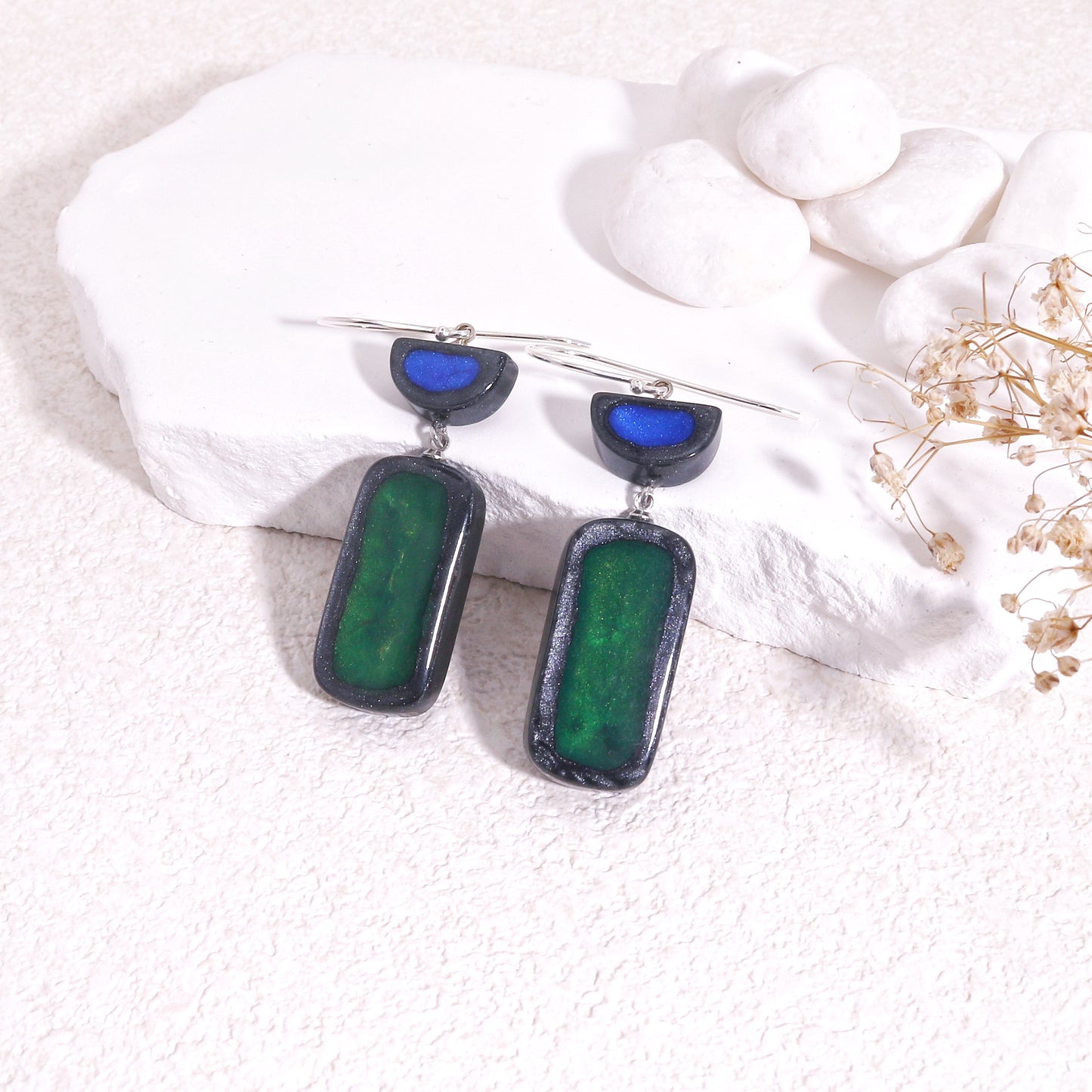 FARA Handpainted Modern Elegance Earrings