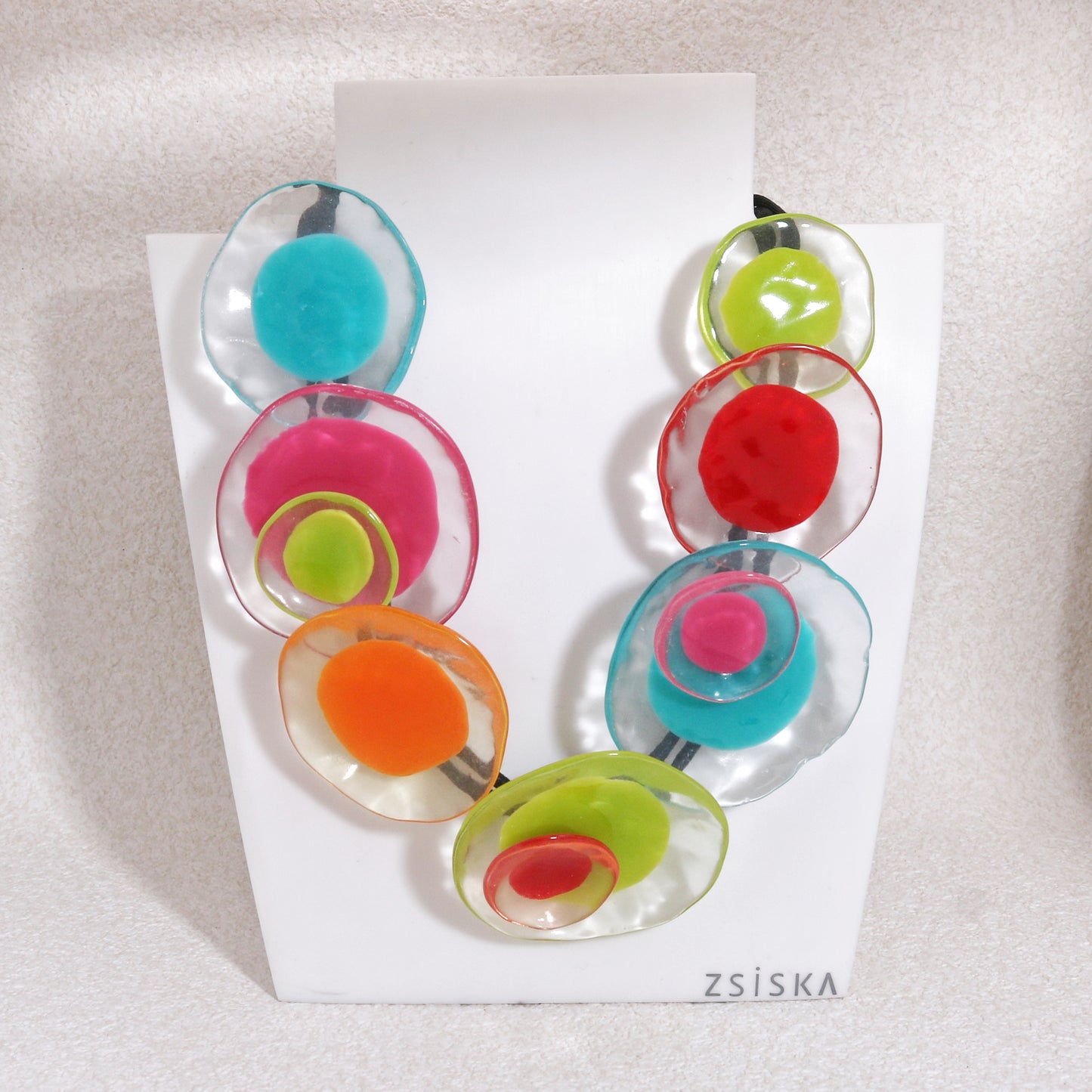 PRUE Multi Color Hyacinth Necklace