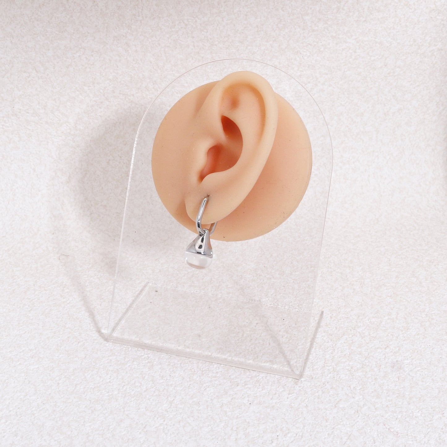 Taylor's Clear Water Droplet Dangle Earrings