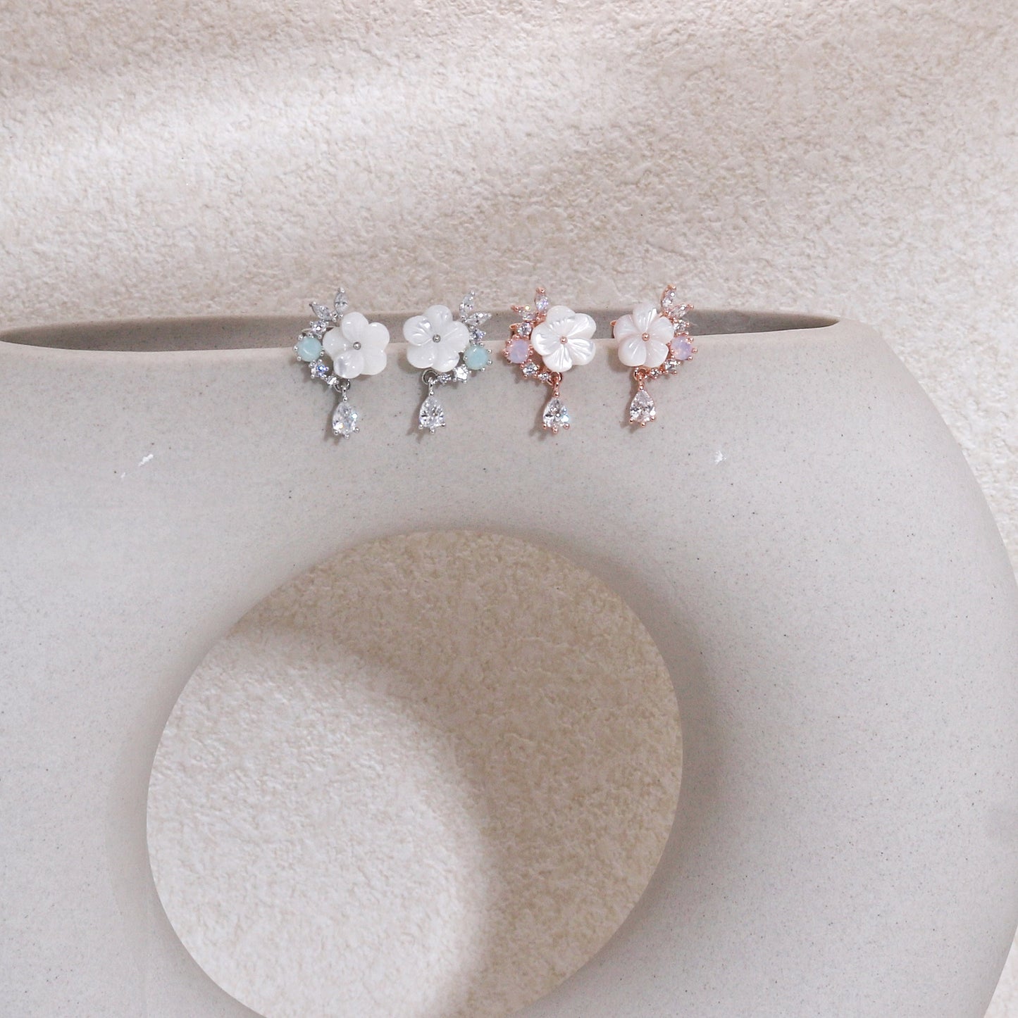 Sweet Floral Mini Dangle Earrings