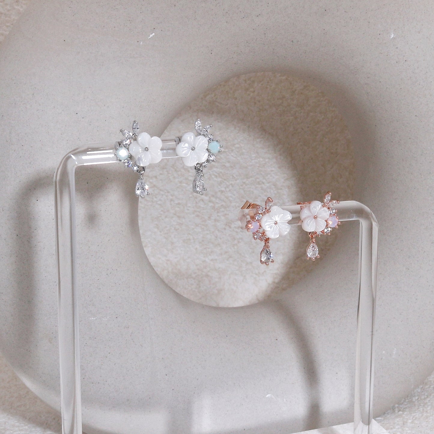Sweet Floral Mini Dangle Earrings