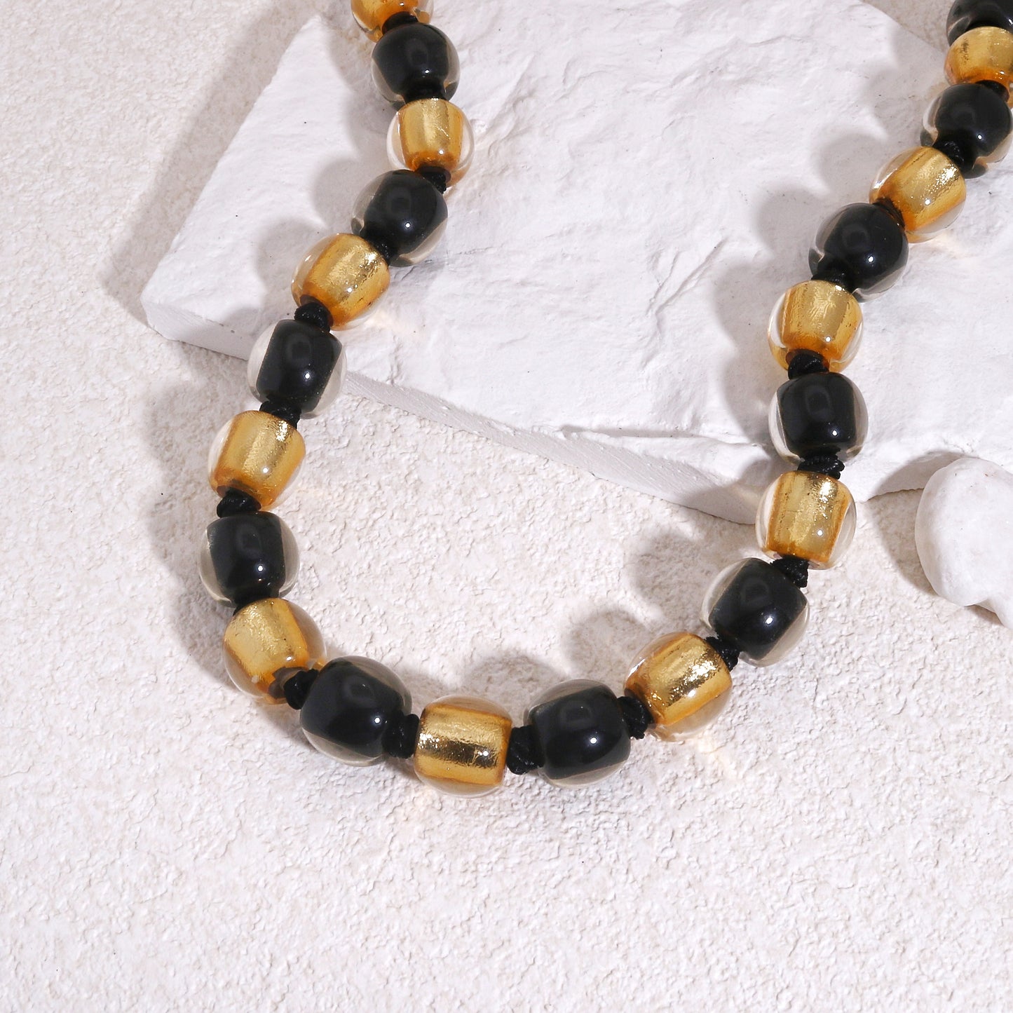 RADIANCE Luxury Gold Foil Glamor Necklace