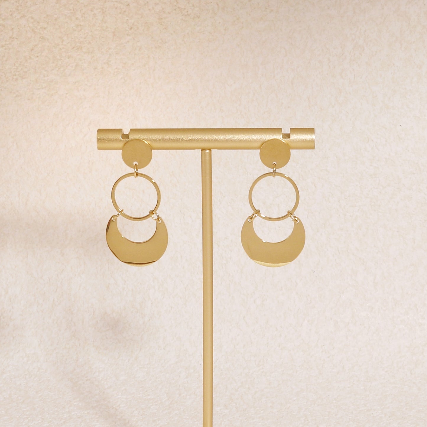 Cassandra Vintage Bohemian Gold Drop Earrings