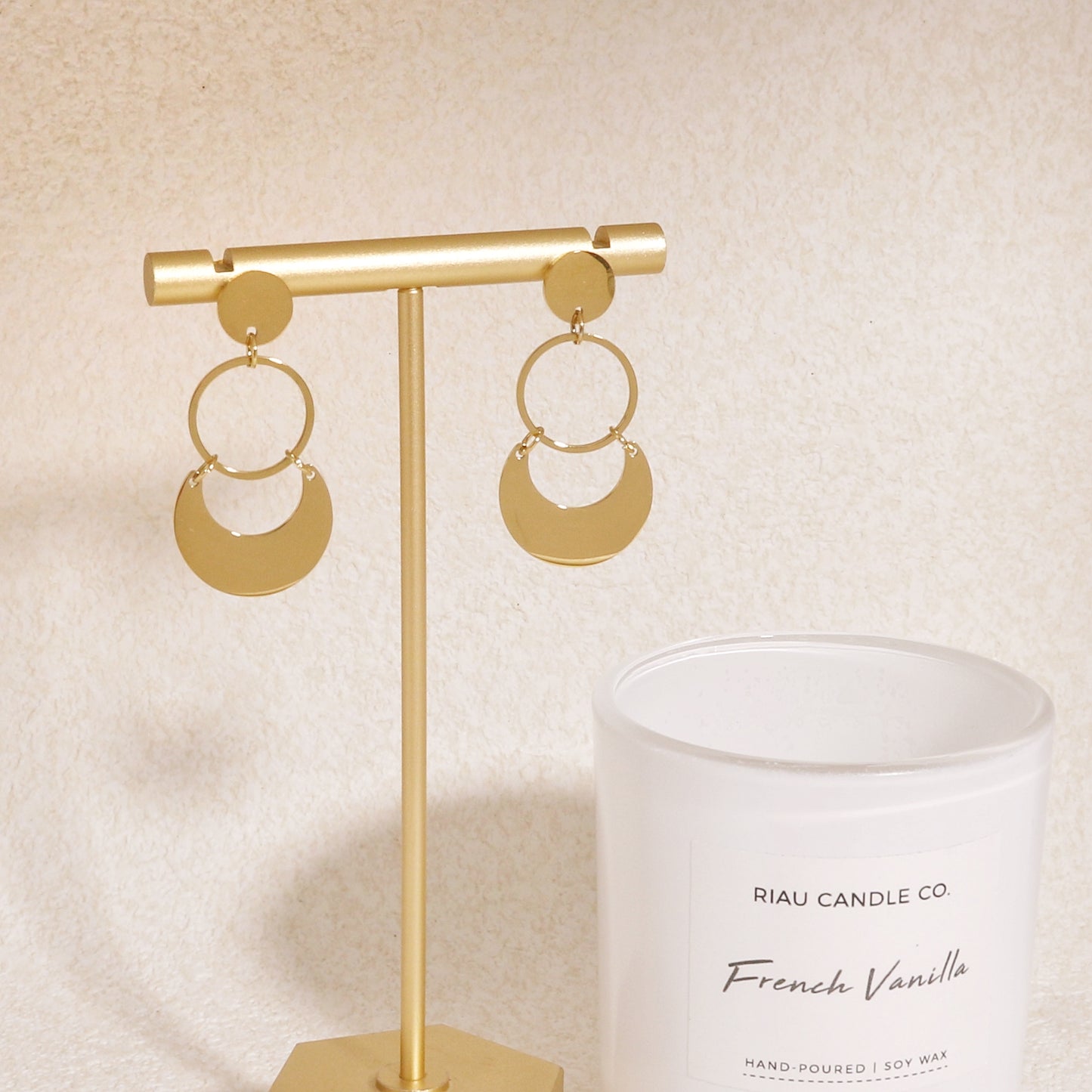 Cassandra Vintage Bohemian Gold Drop Earrings