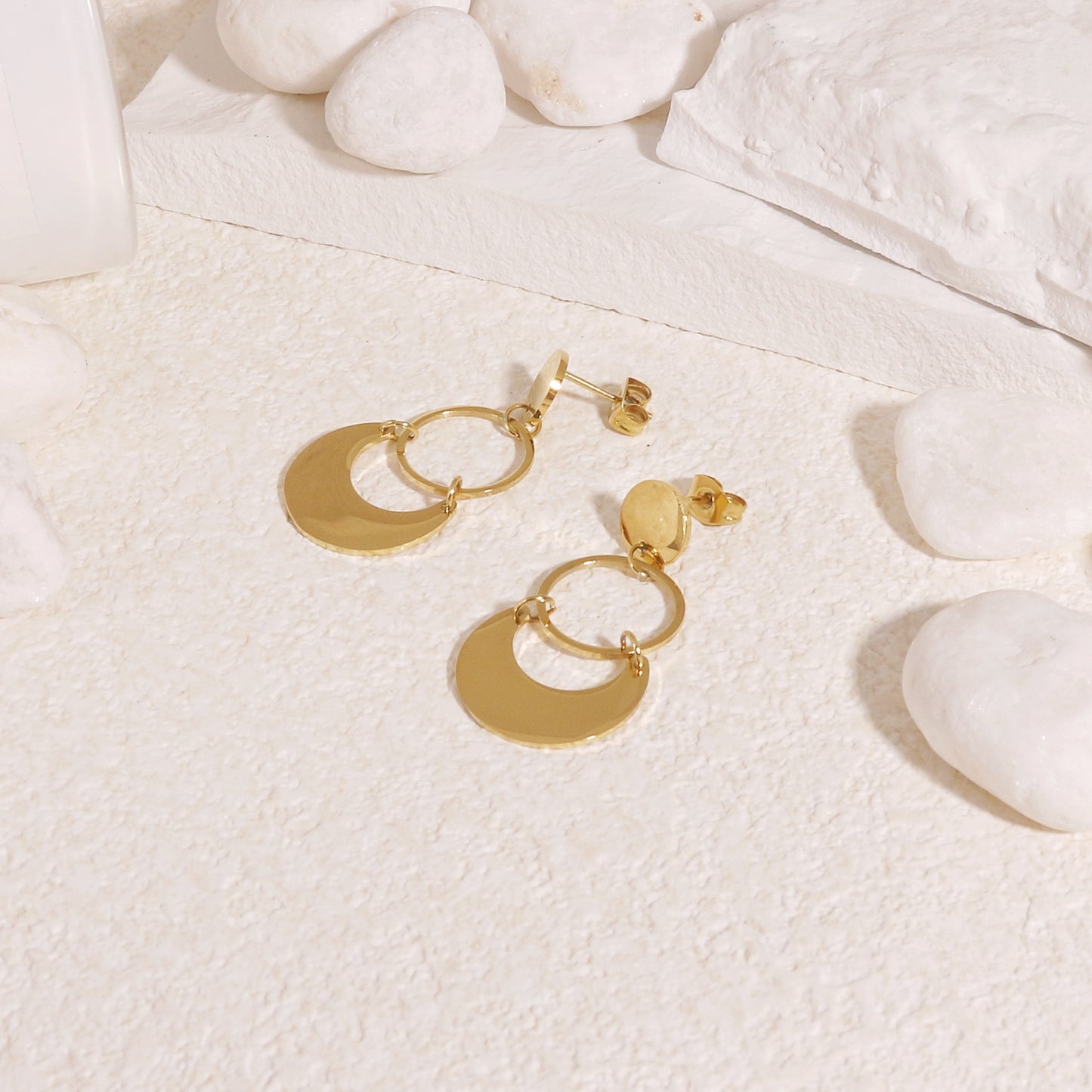Cassandra Vintage Bohemian Gold Drop Earrings