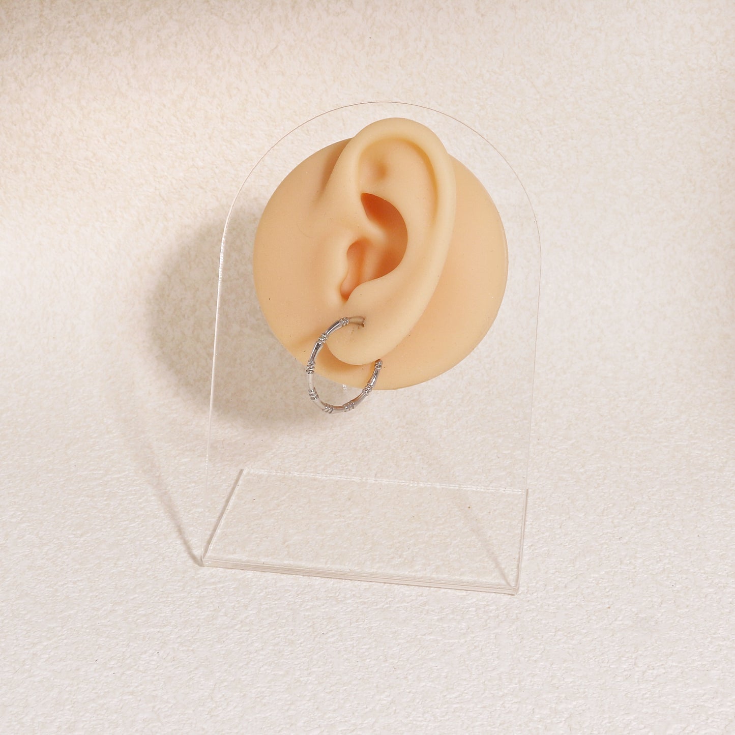 Sophiya Minimalist Beaded Hoop Earrings