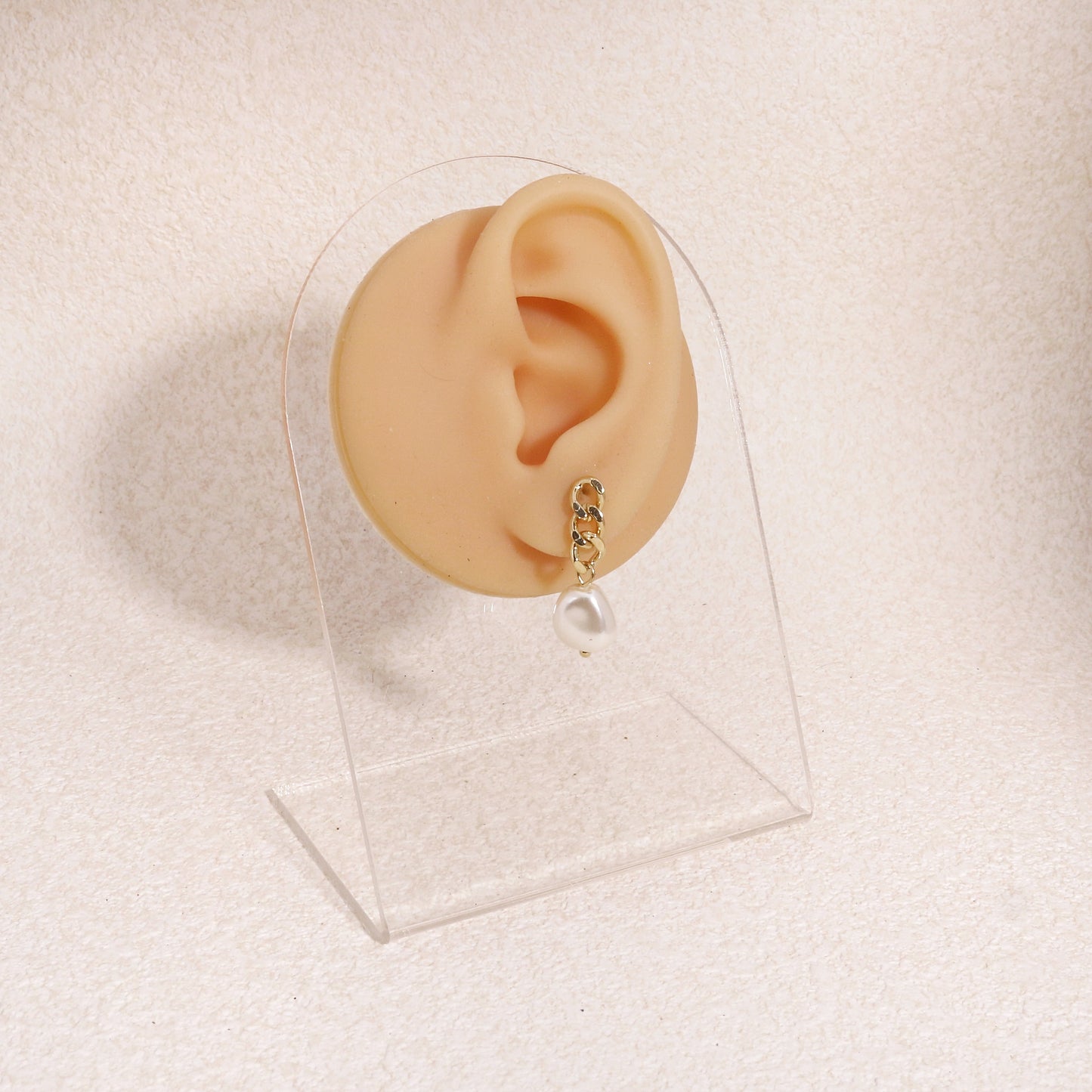 Korinna Asymmetrical Statement Drop Earrings