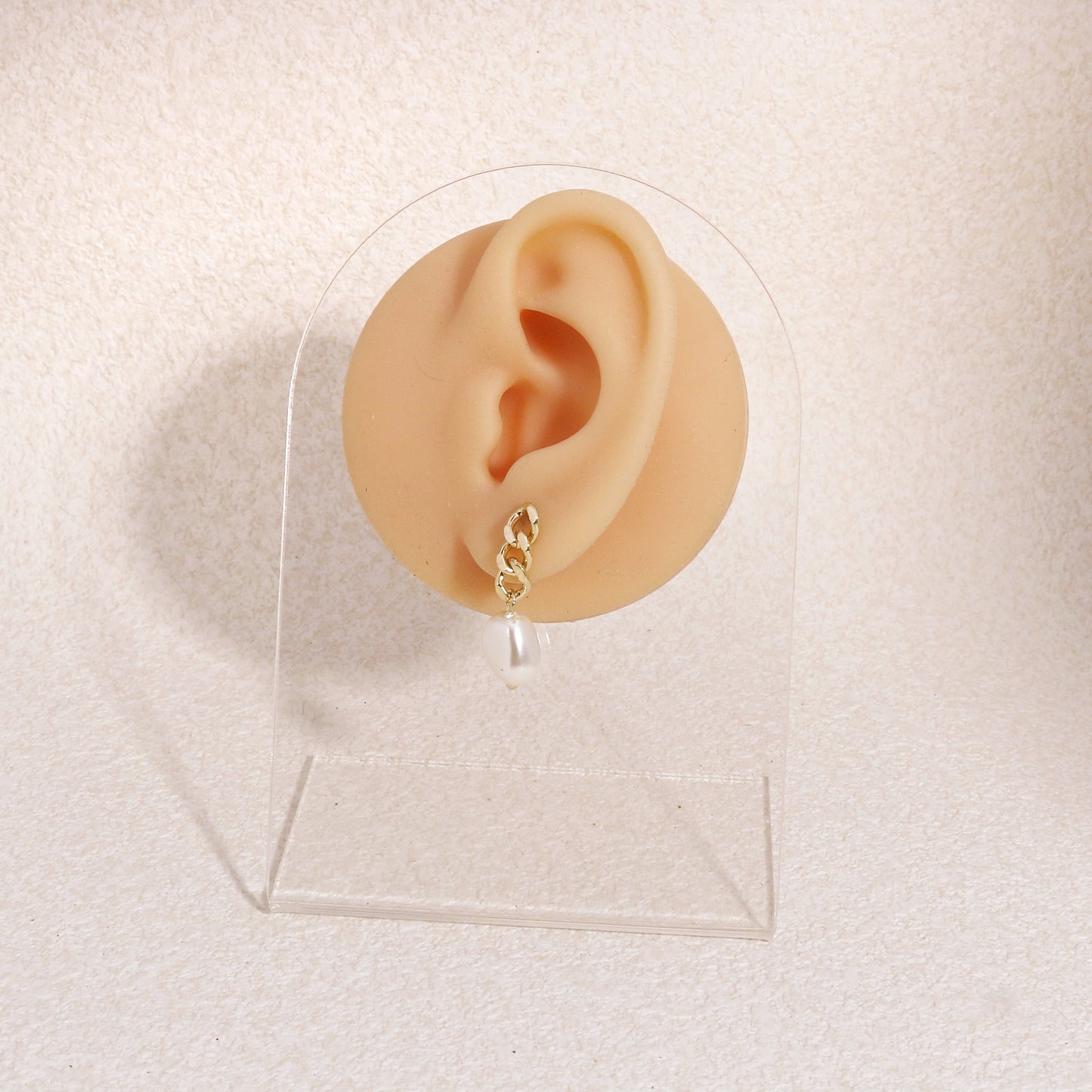 Korinna Asymmetrical Statement Drop Earrings