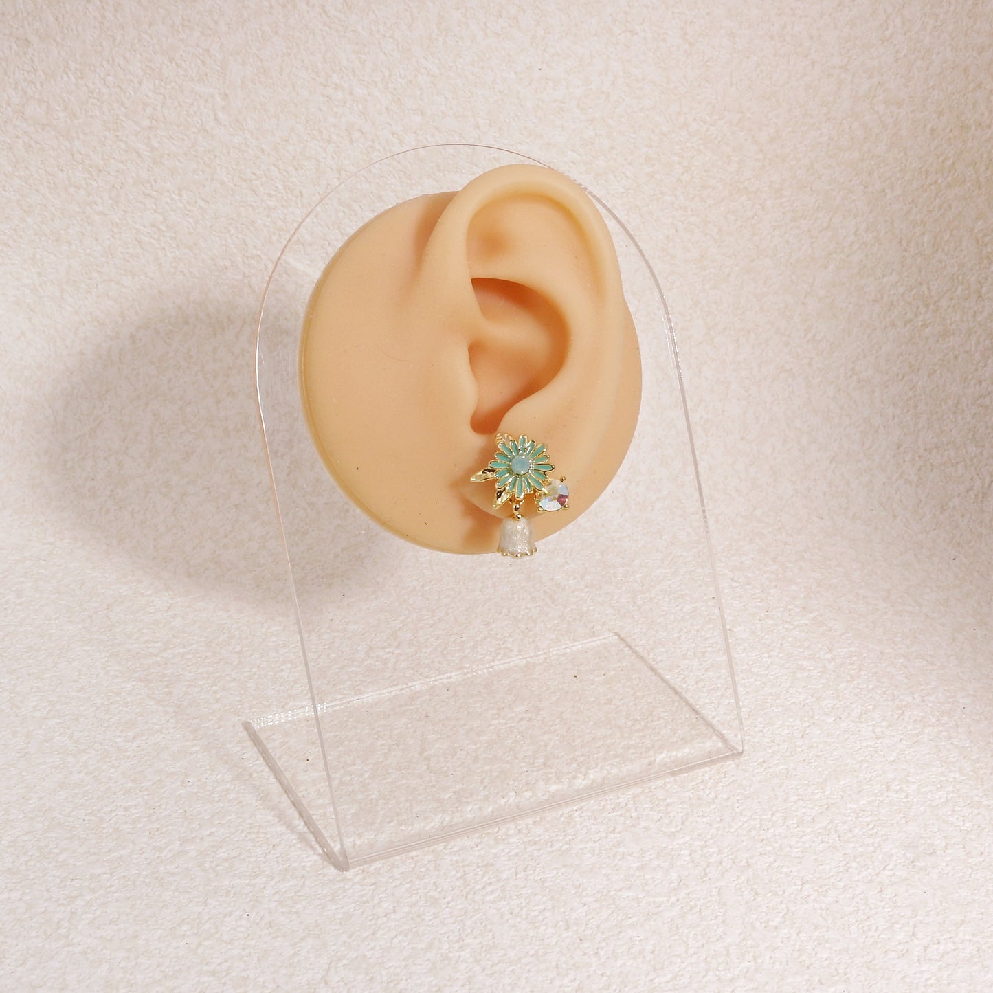 Connelly Dainty Floral Handpainted Dangle Earrings
