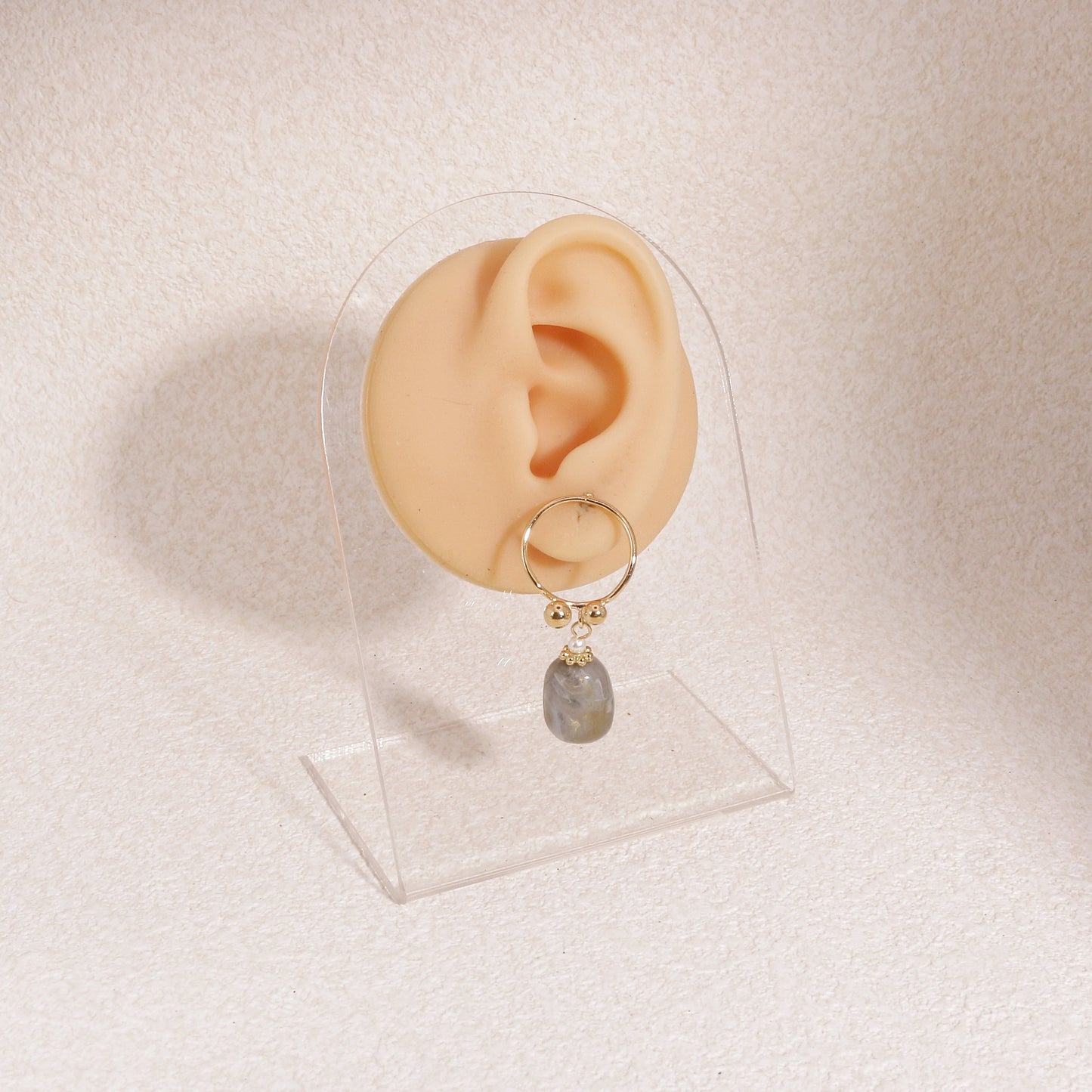 Natasha Luxe Fashion Stone Drop Earrings