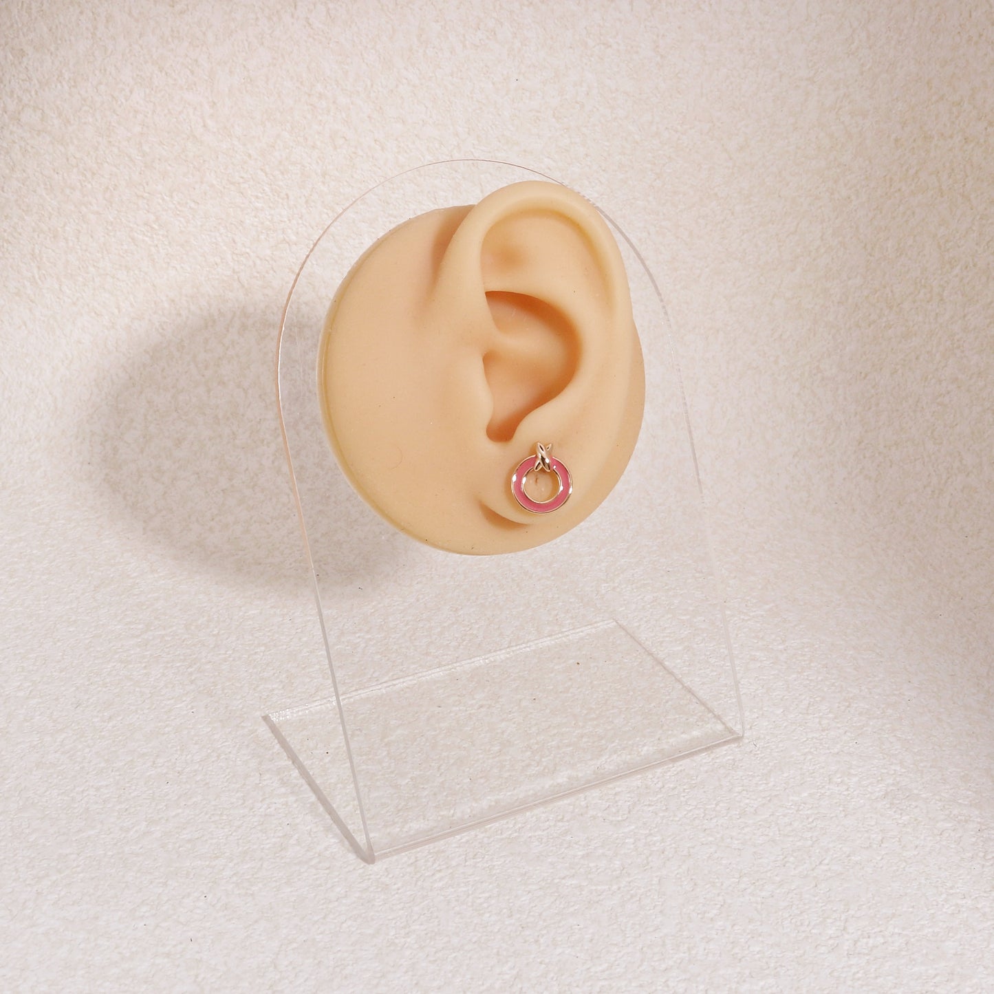 Trellis Mini Candy Enamel Stud Earrings