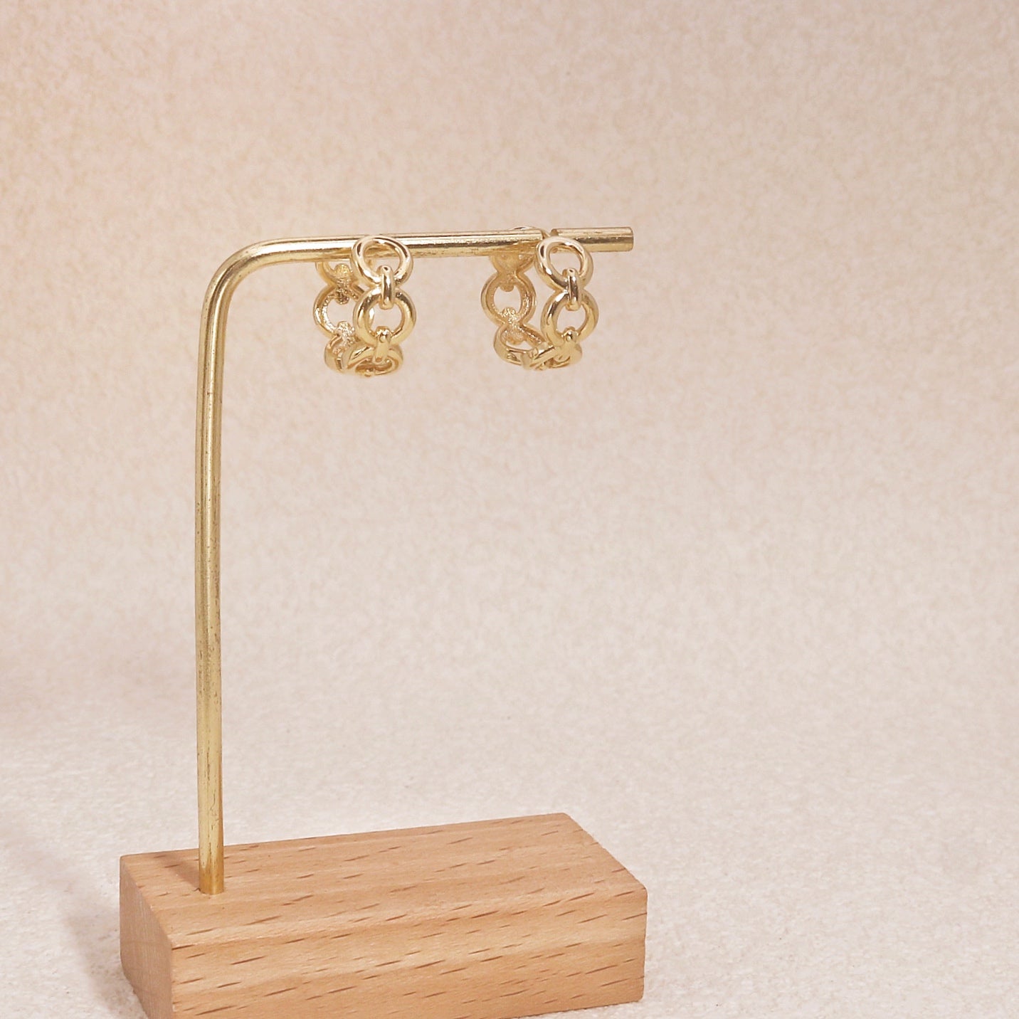 Jazlene Minimalist Circular Hoop Earrings