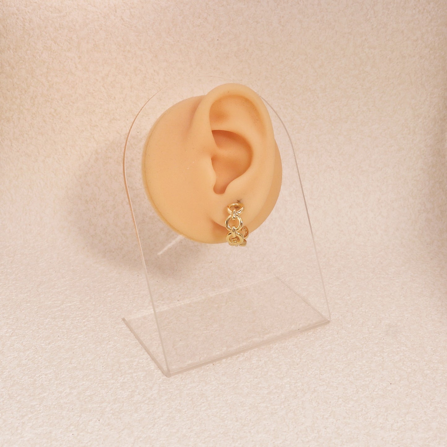Jazlene Minimalist Circular Hoop Earrings