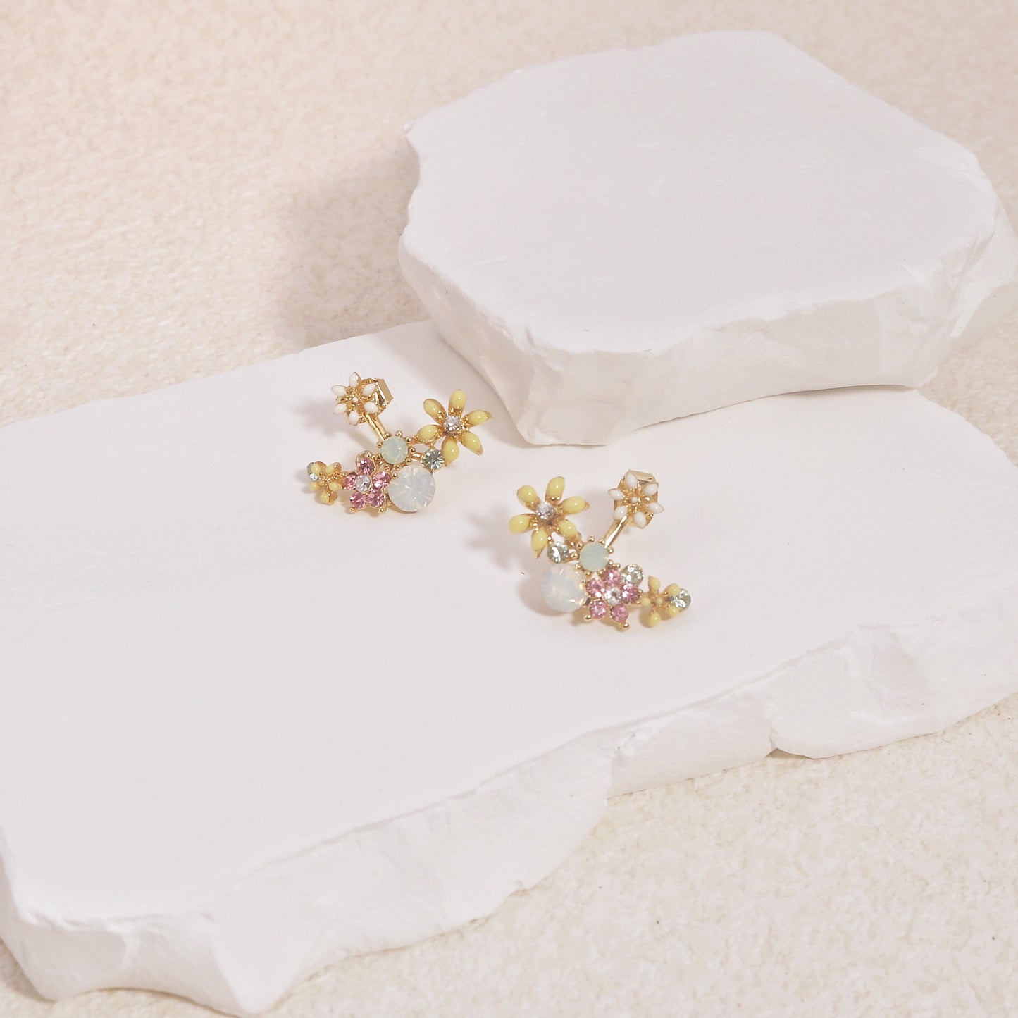 Magnolia Korean Crystal Earring Jacket