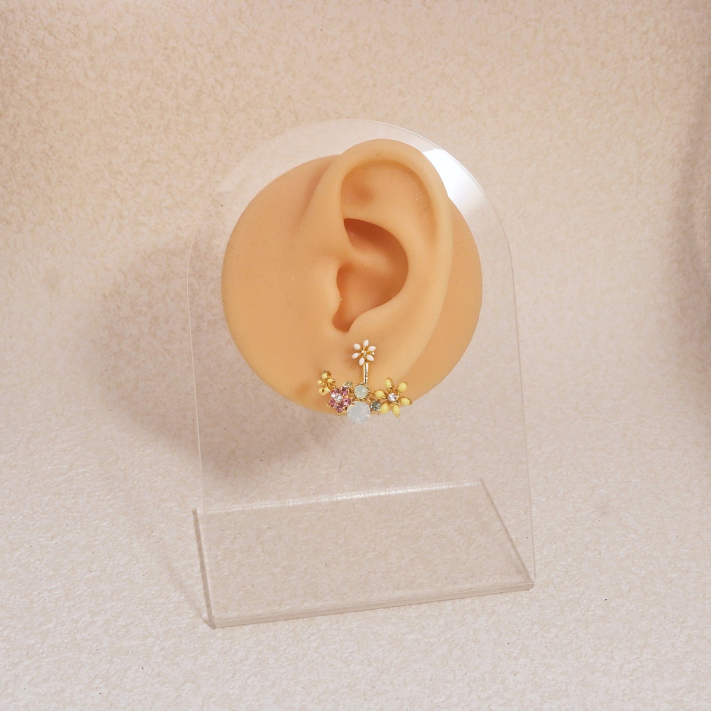 Magnolia Korean Crystal Earring Jacket