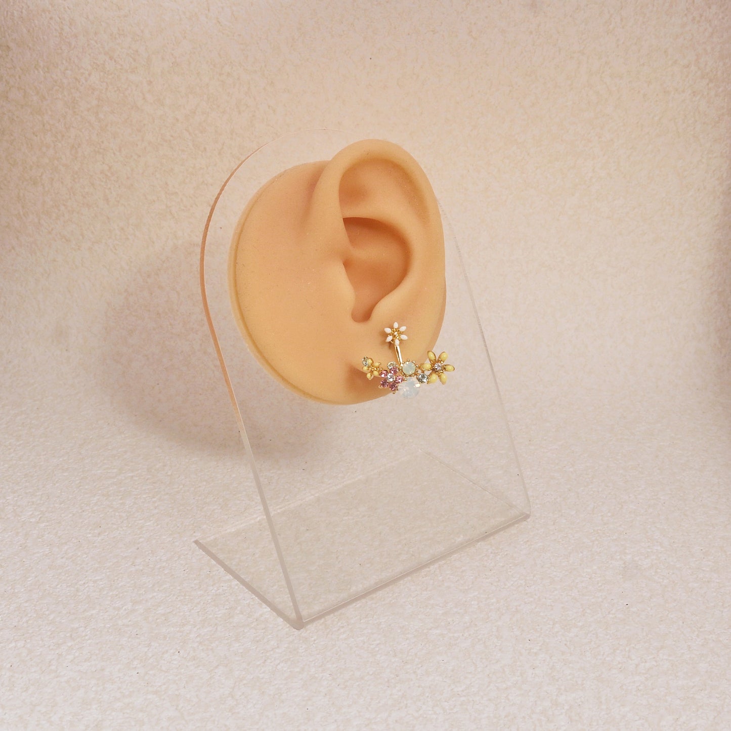 Magnolia Korean Crystal Earring Jacket