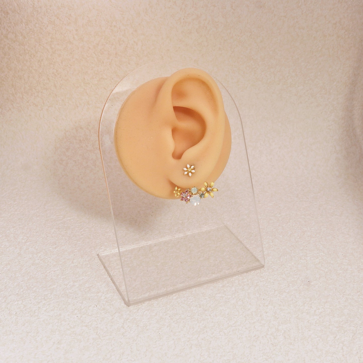 Magnolia Korean Crystal Earring Jacket