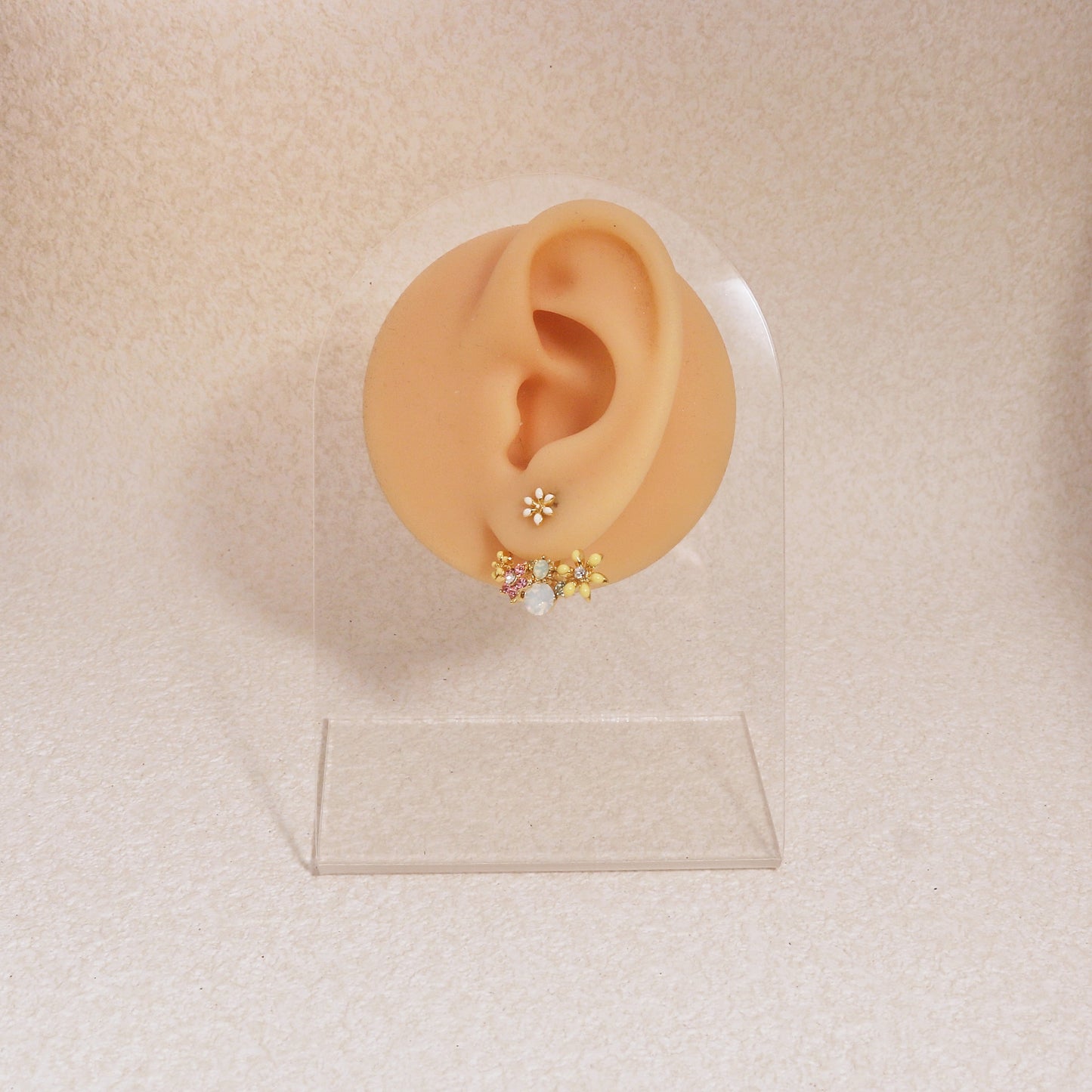 Magnolia Korean Crystal Earring Jacket