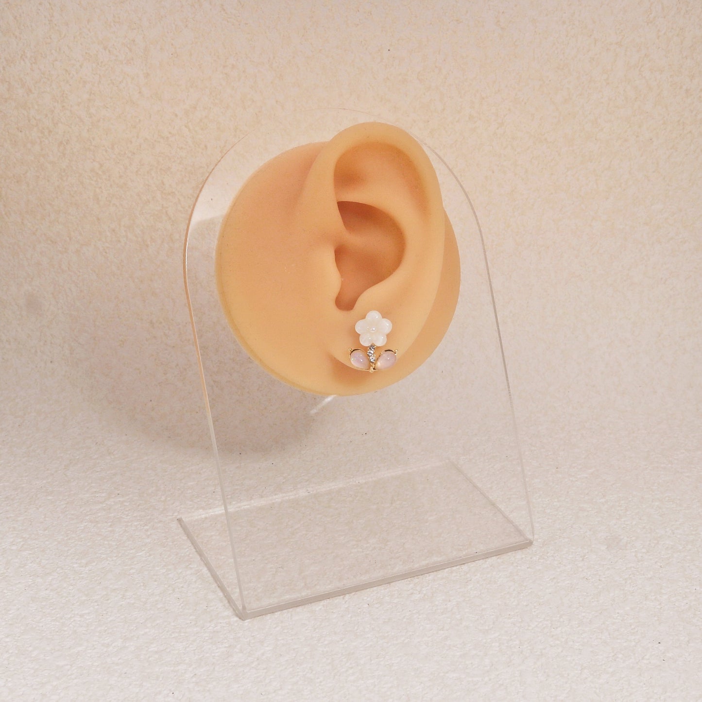 Noelle Dainty Floral Minimalist Stud Earrings