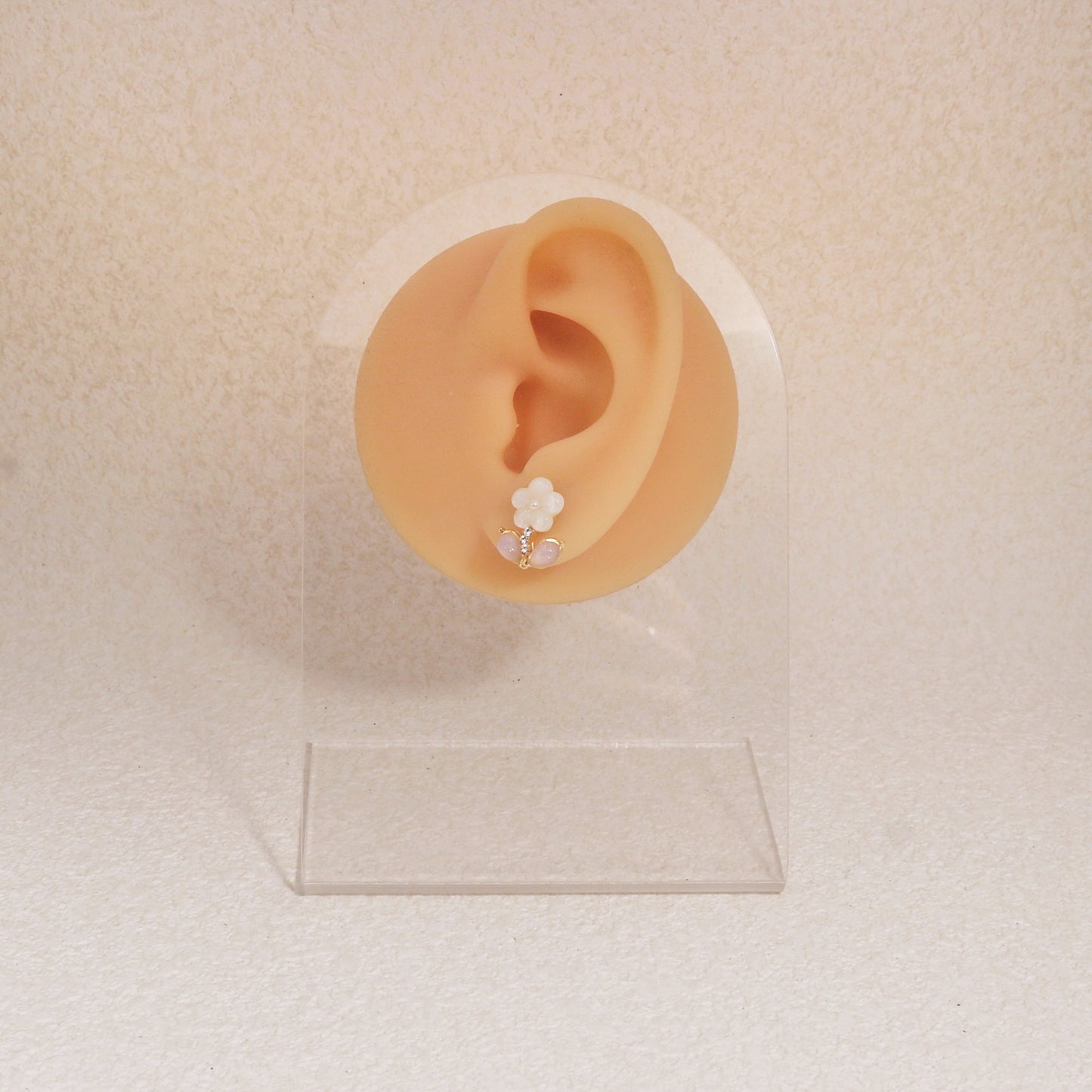 Noelle Dainty Floral Minimalist Stud Earrings