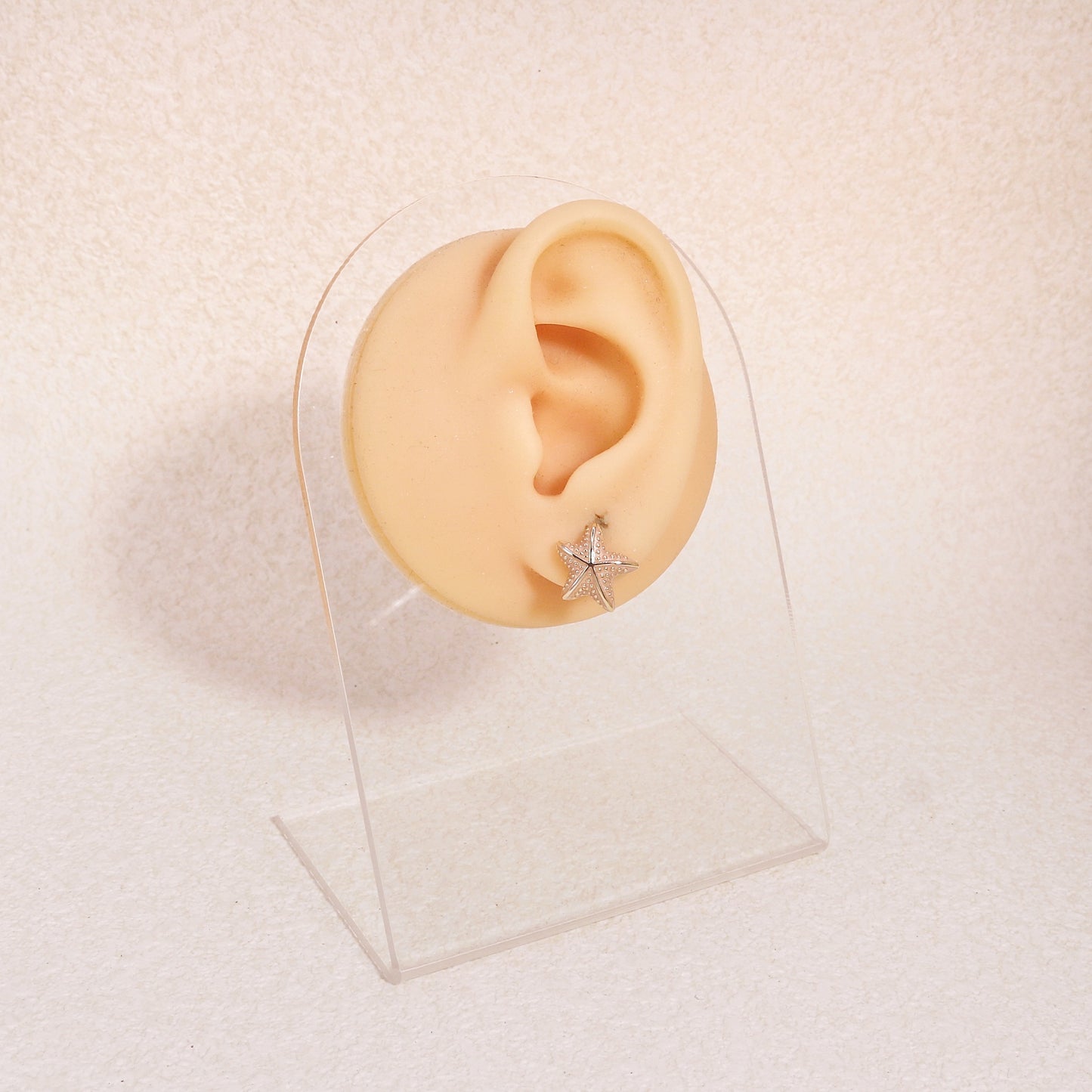 Starella Pink Starfish Stud Earrings