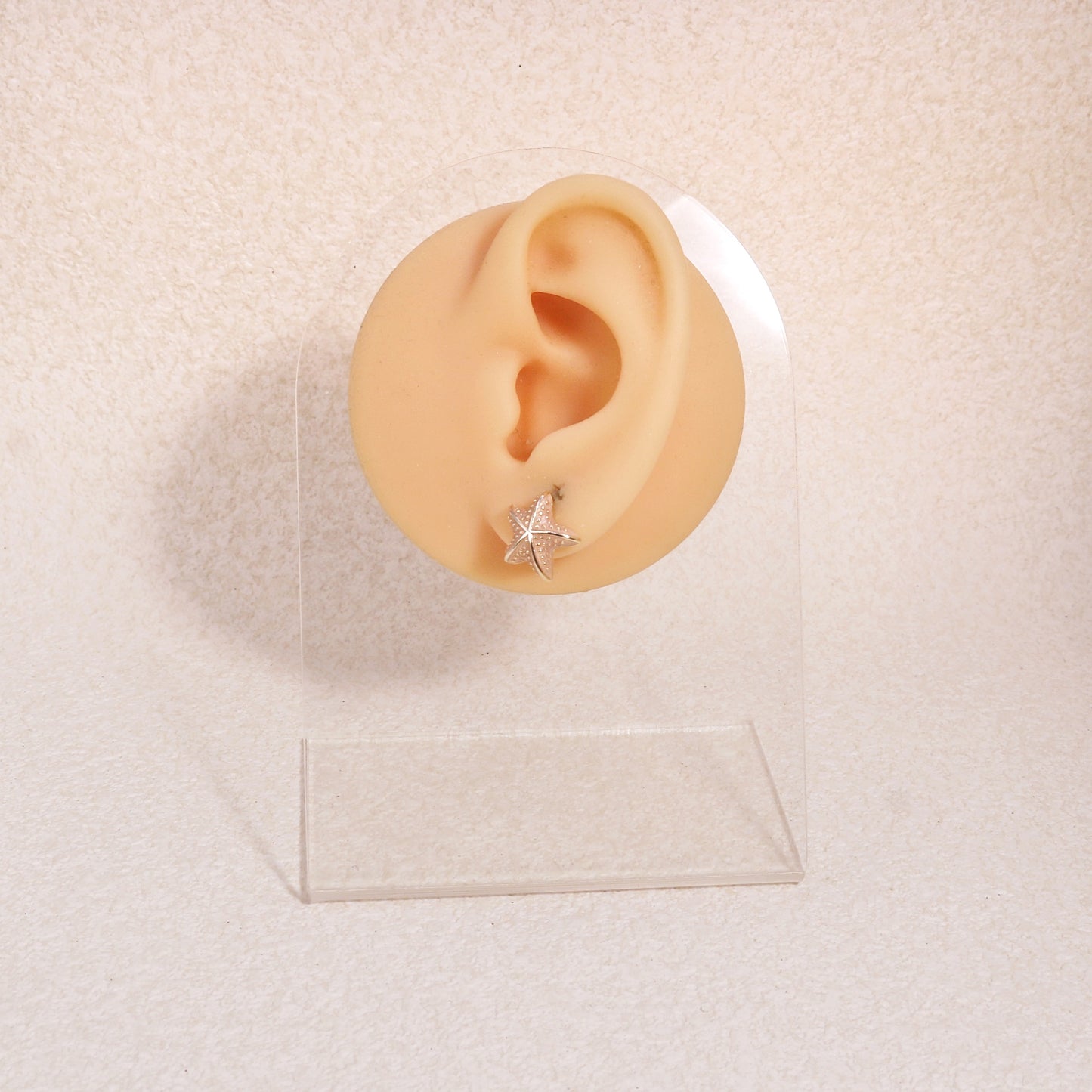 Starella Pink Starfish Stud Earrings