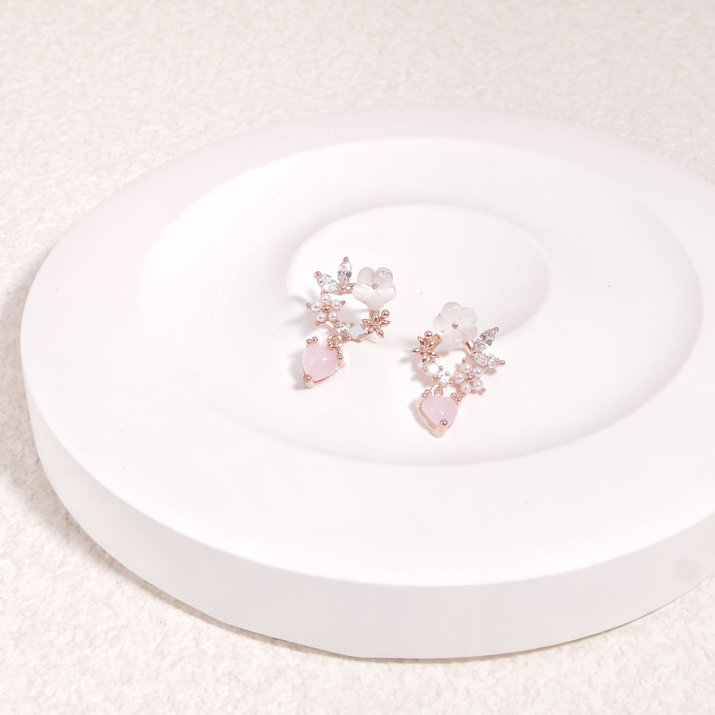Charlotte Dainty Korean Floral Drop Earrings