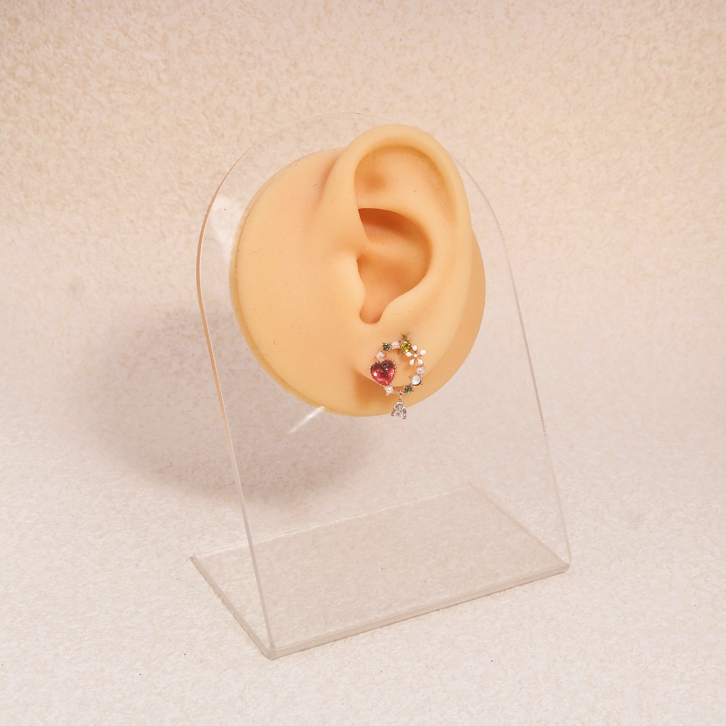 Scarlett Delicate Dainty Handpainted Korean Crystal Earrings