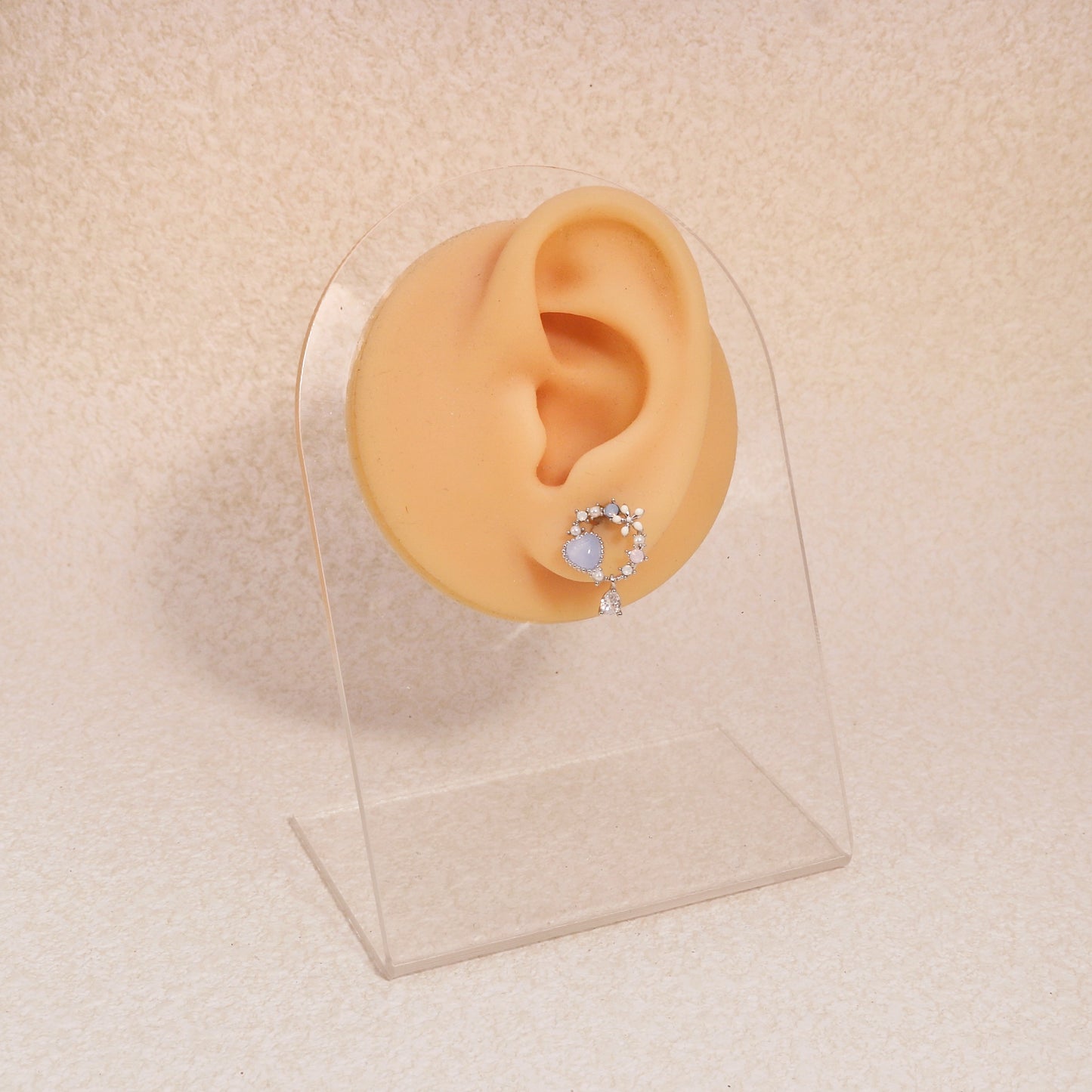 Scarlett Delicate Dainty Handpainted Korean Crystal Earrings
