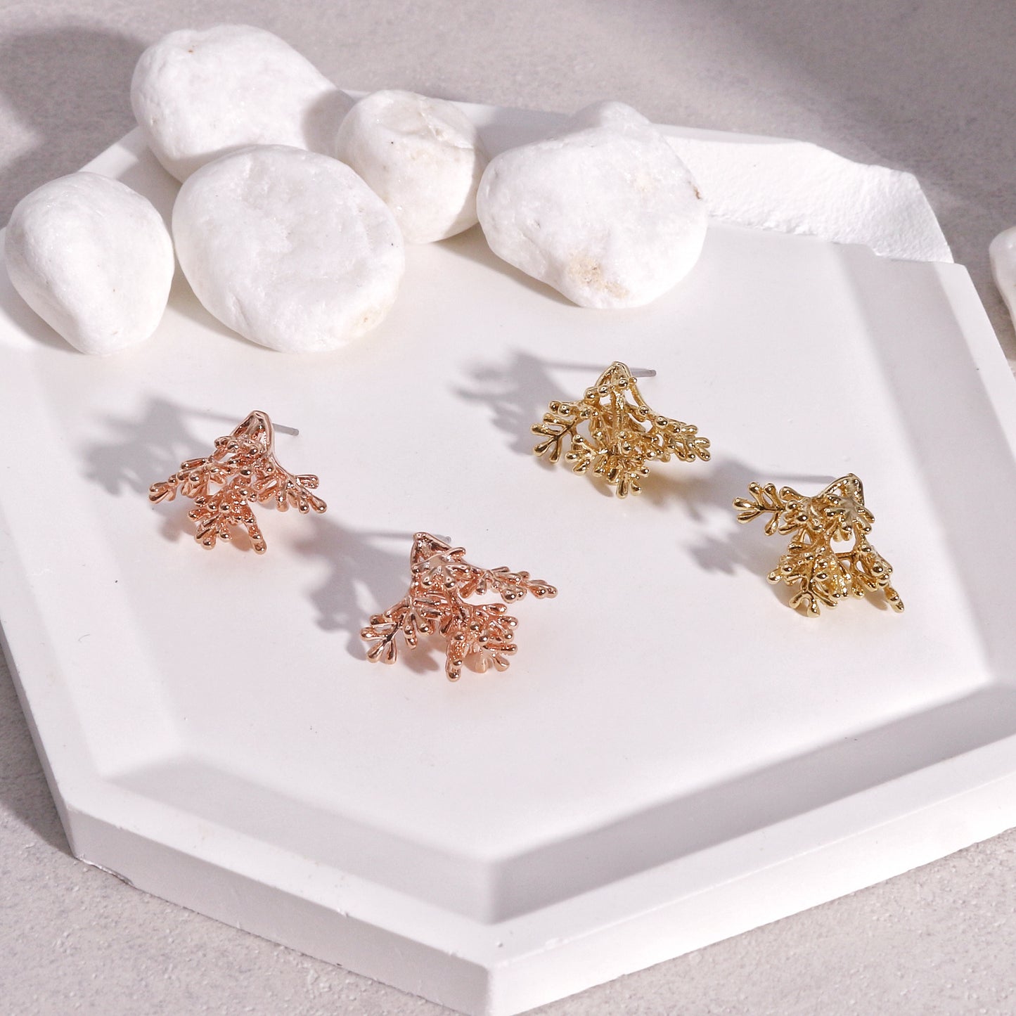 Beverly Tree Canopy Handmade Stud Earrings