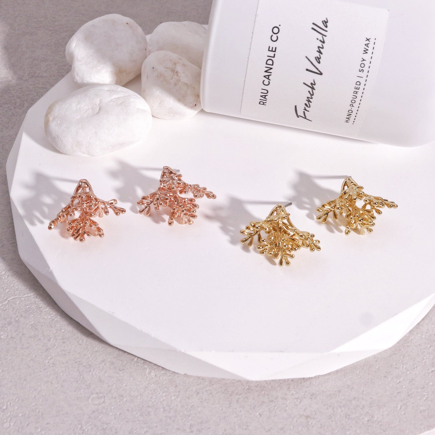 Beverly Tree Canopy Handmade Stud Earrings