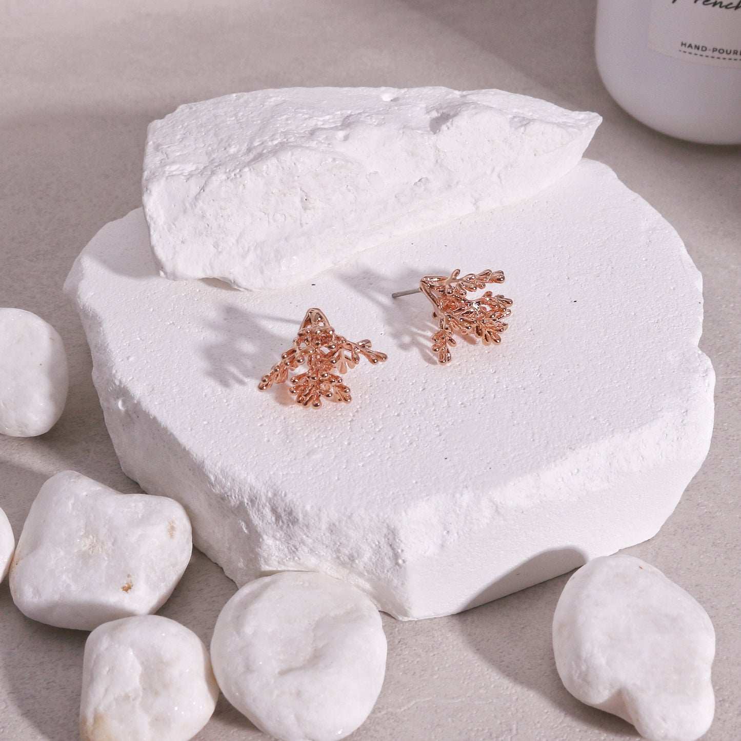 Beverly Tree Canopy Handmade Stud Earrings