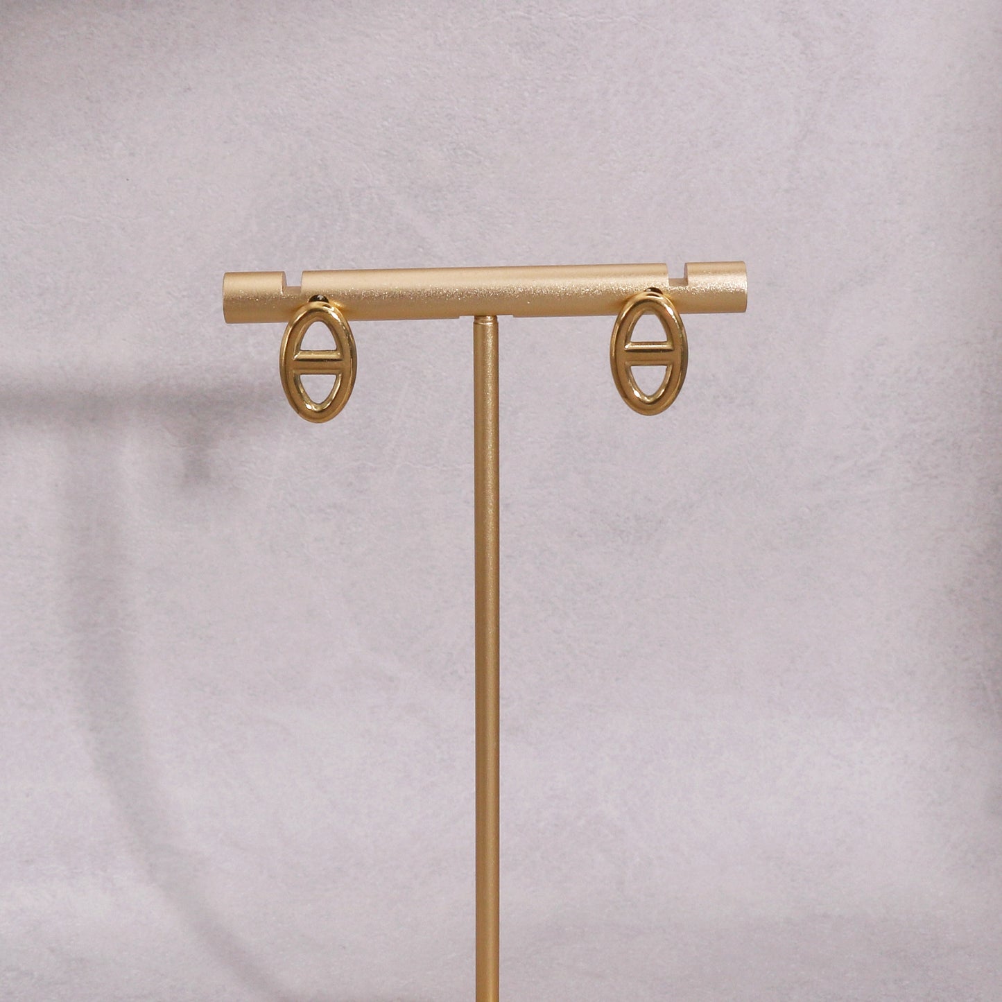 Brinkley Minimalist Steel Stud Earrings
