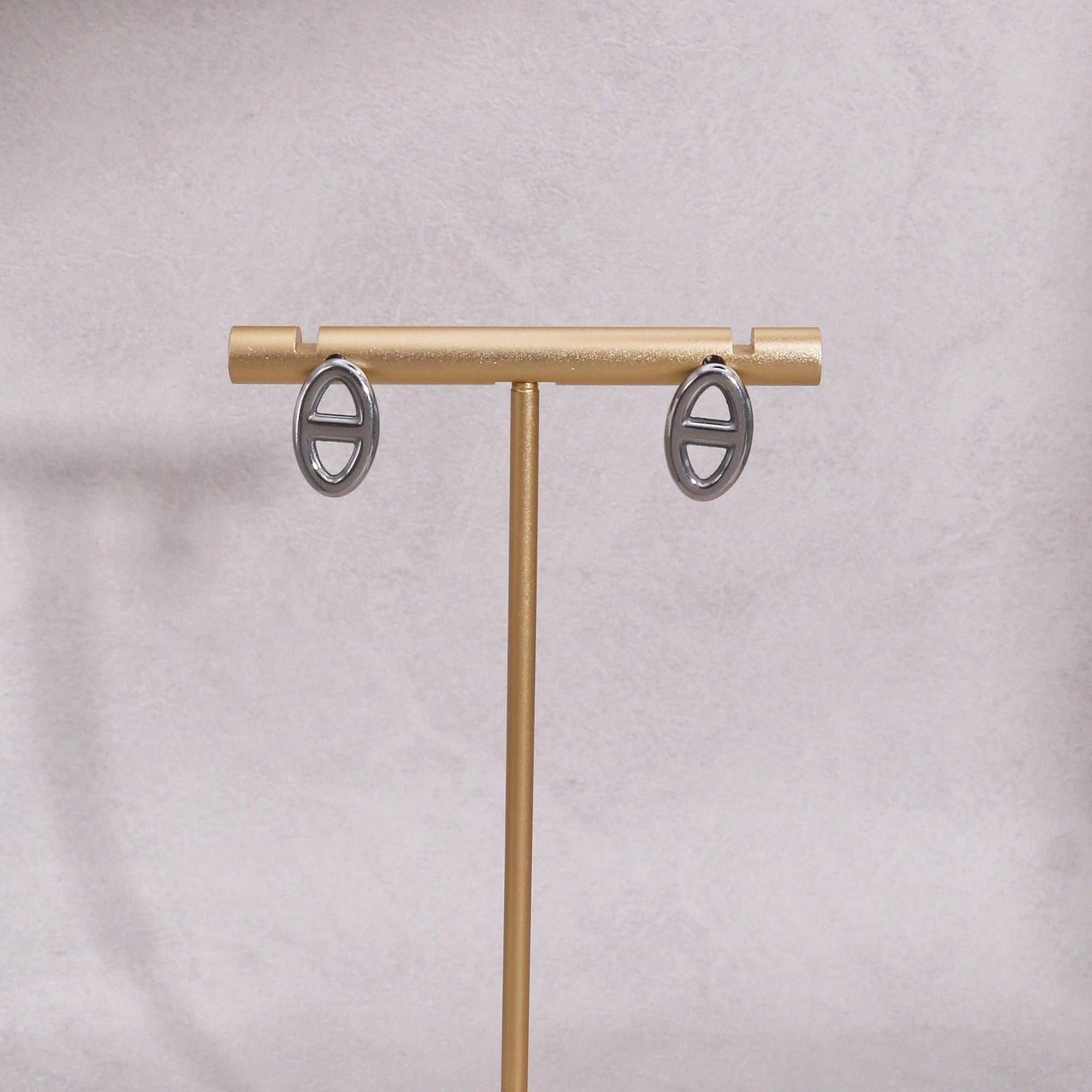 Brinkley Minimalist Steel Stud Earrings