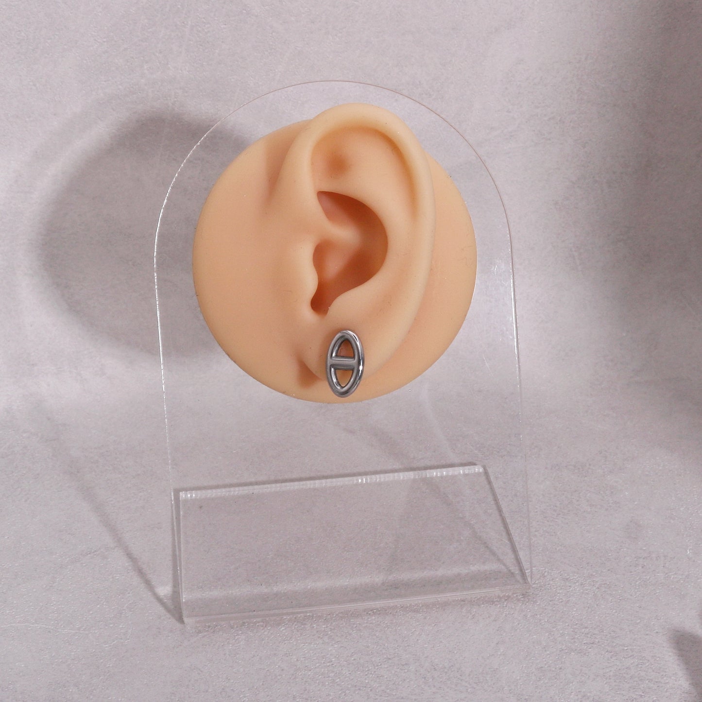 Brinkley Minimalist Steel Stud Earrings