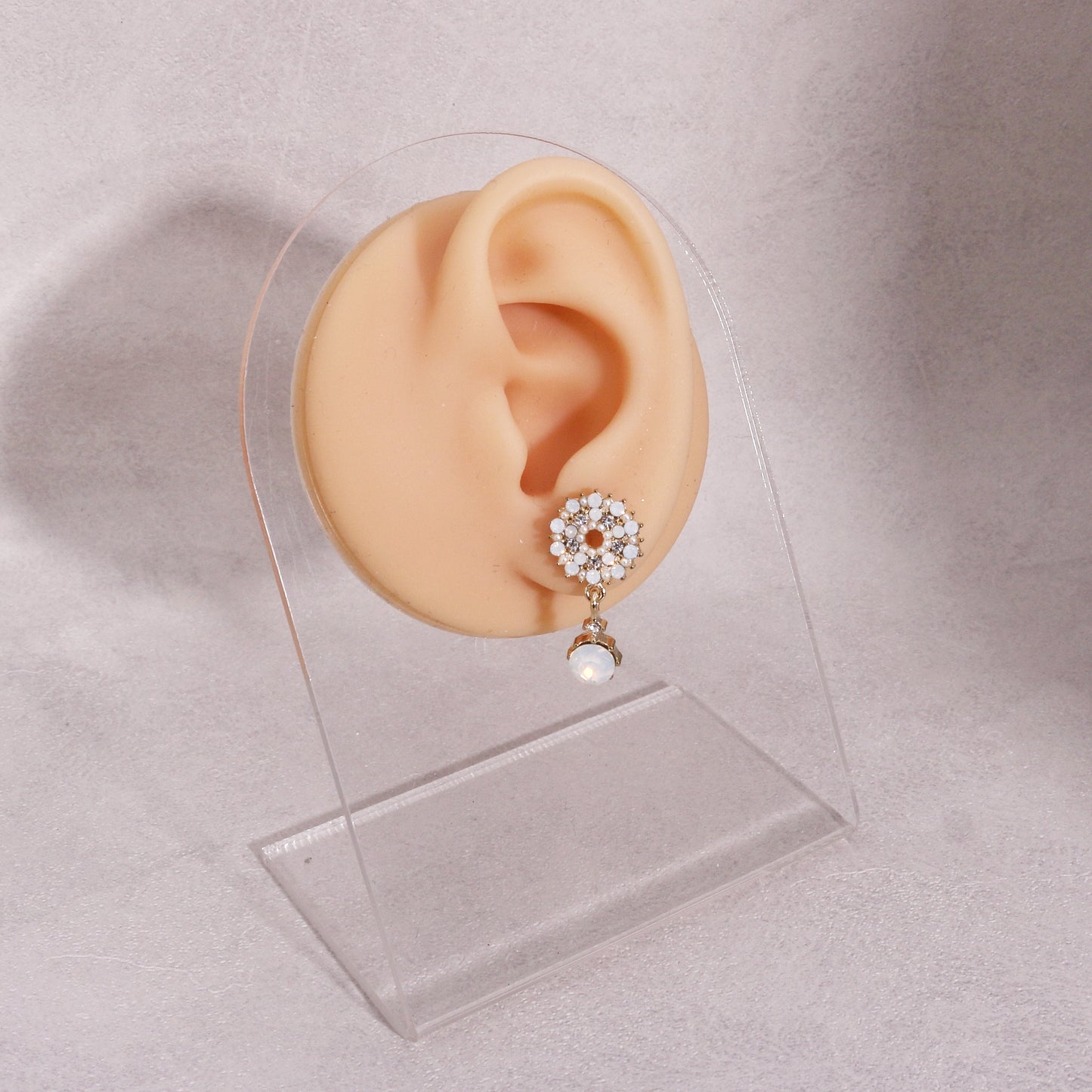 Crystal Starburst Drop Dangle Earrings