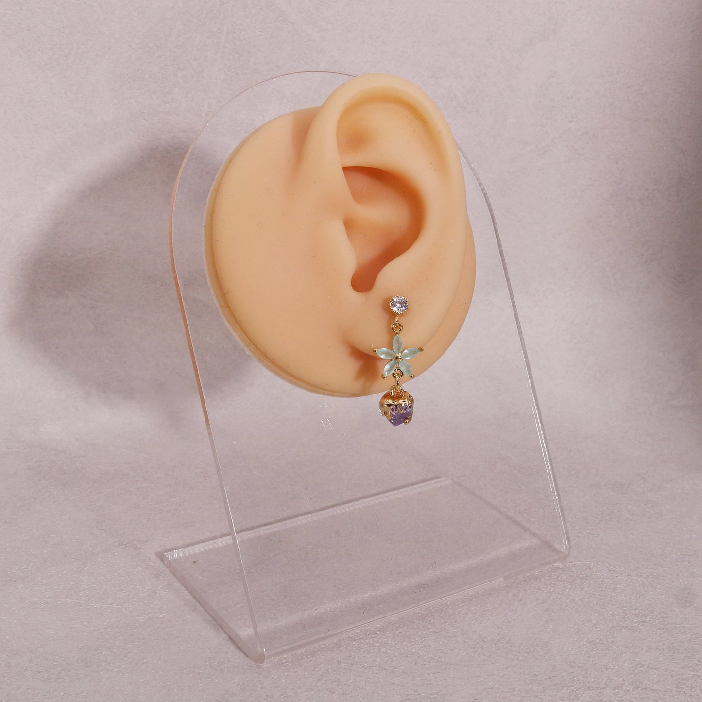 Isla Crystal Gem Dangle Earrings