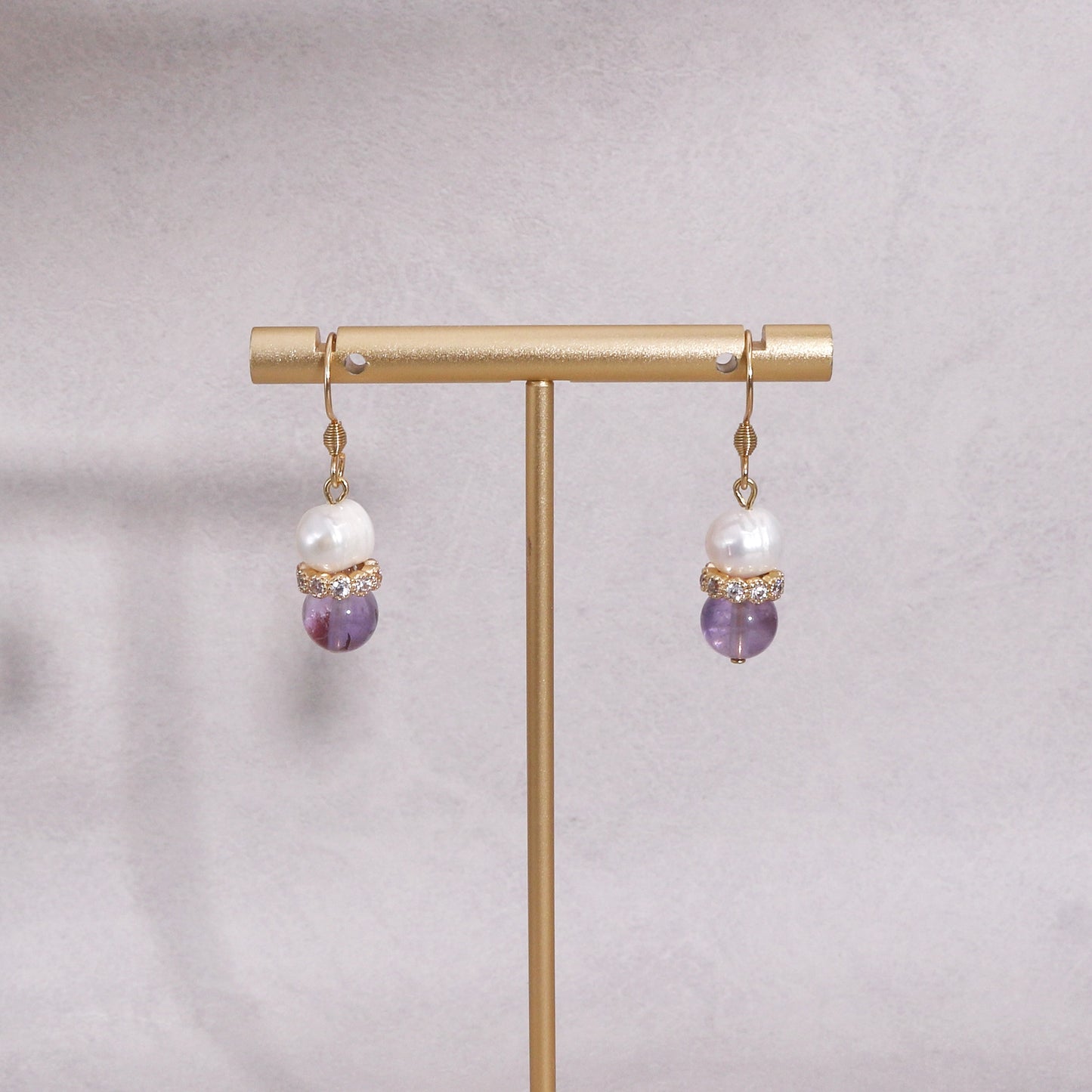 Stoned Essentials No.8 Natural Gem Drop Earrings