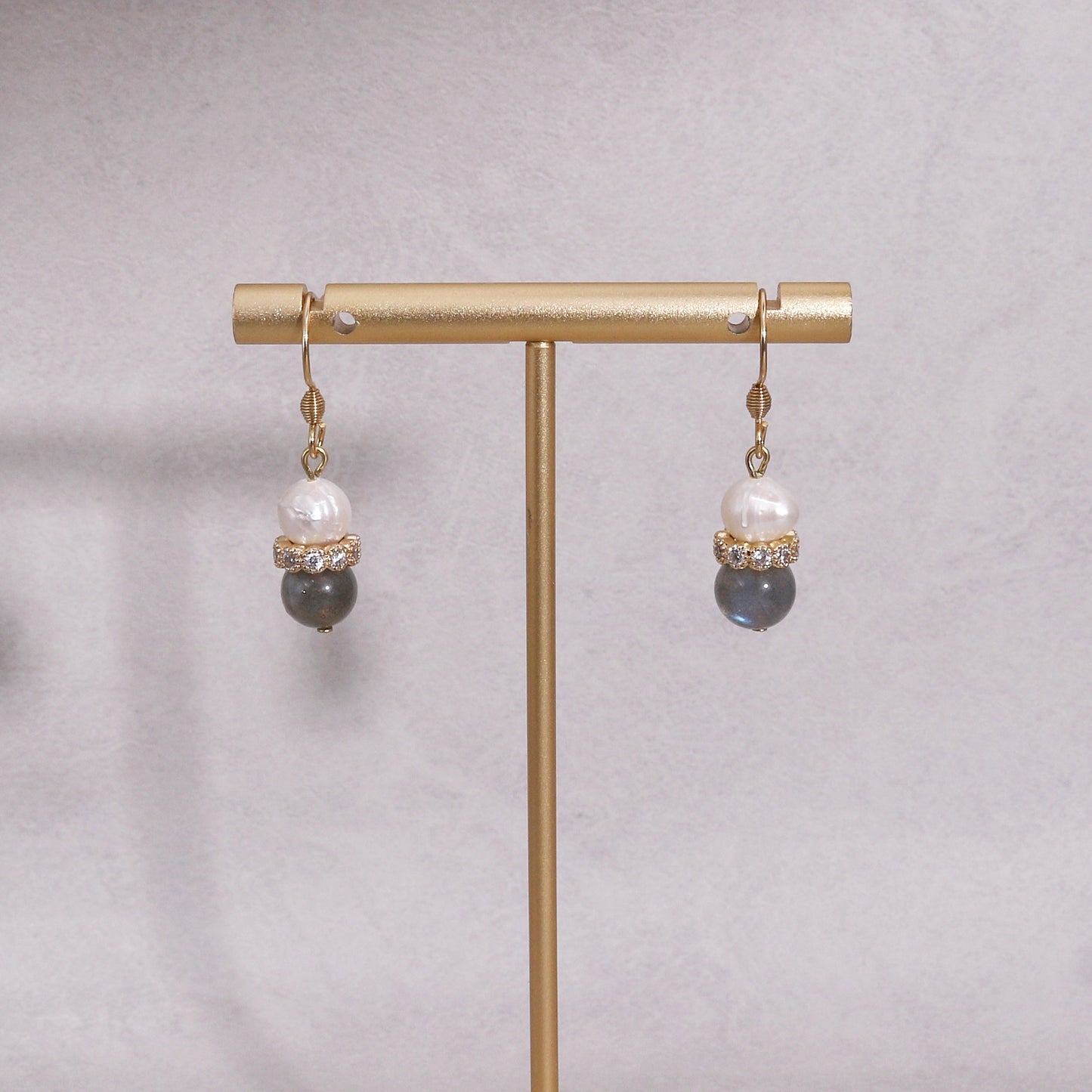 Stoned Essentials No.8 Natural Gem Drop Earrings