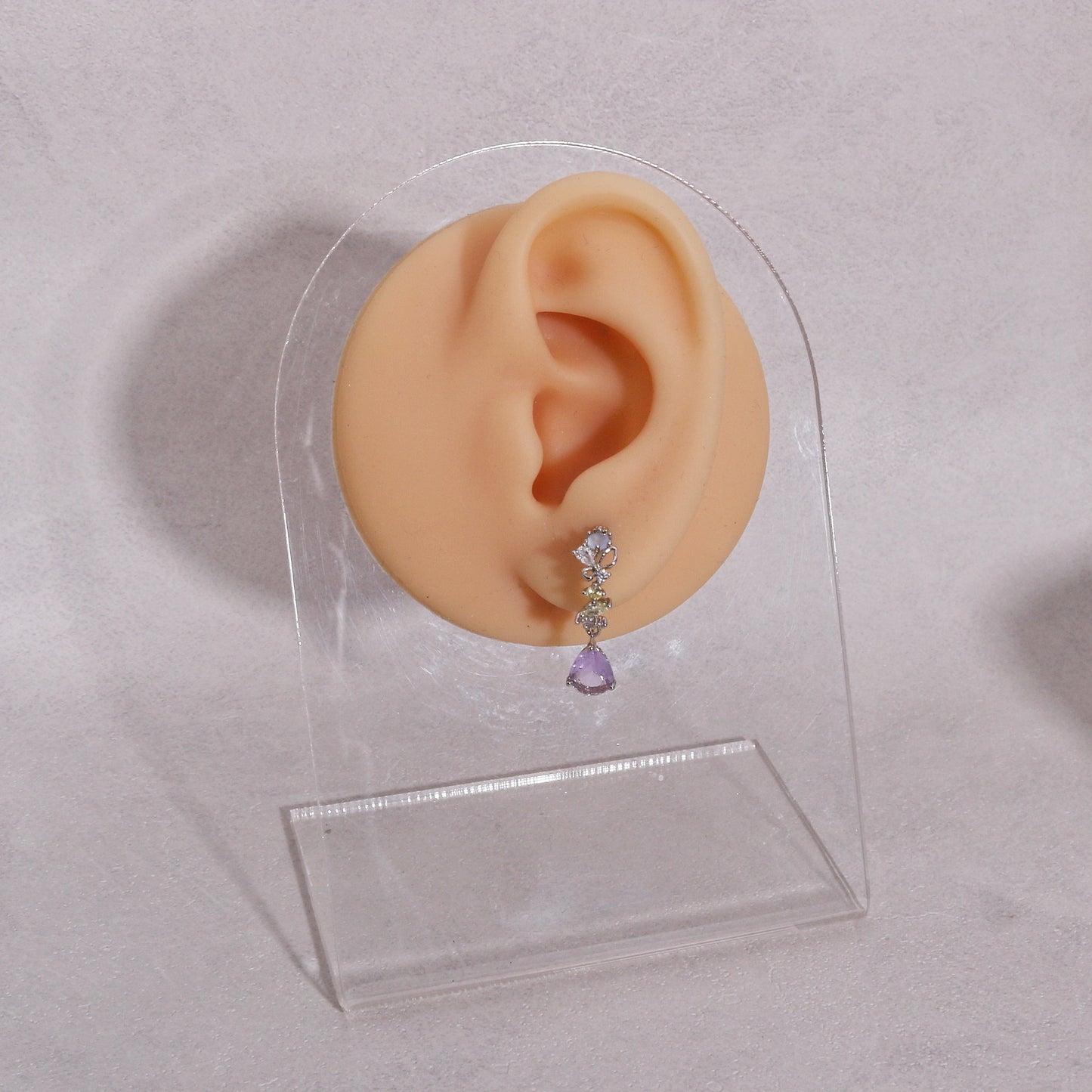Isabella Dainty Gems Hoop Drop Earrings