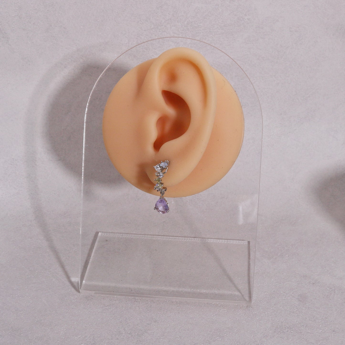 Isabella Dainty Gems Hoop Drop Earrings